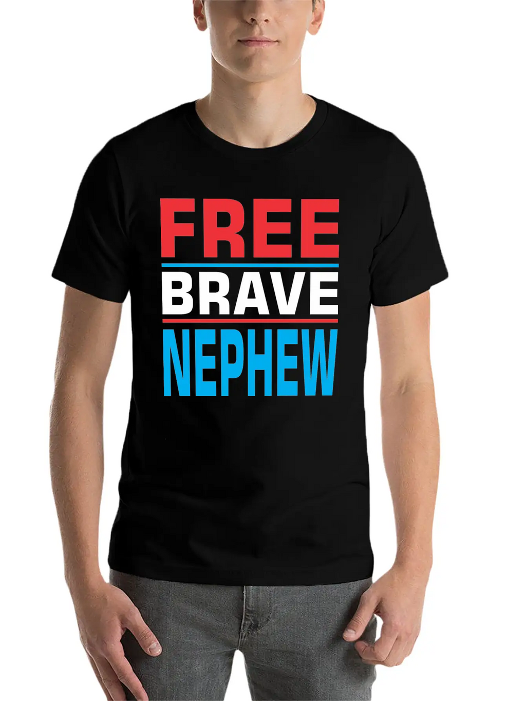 Free Brave Nephew Breathable Soft Cotton T-Shirt – Timeless Casual Look
