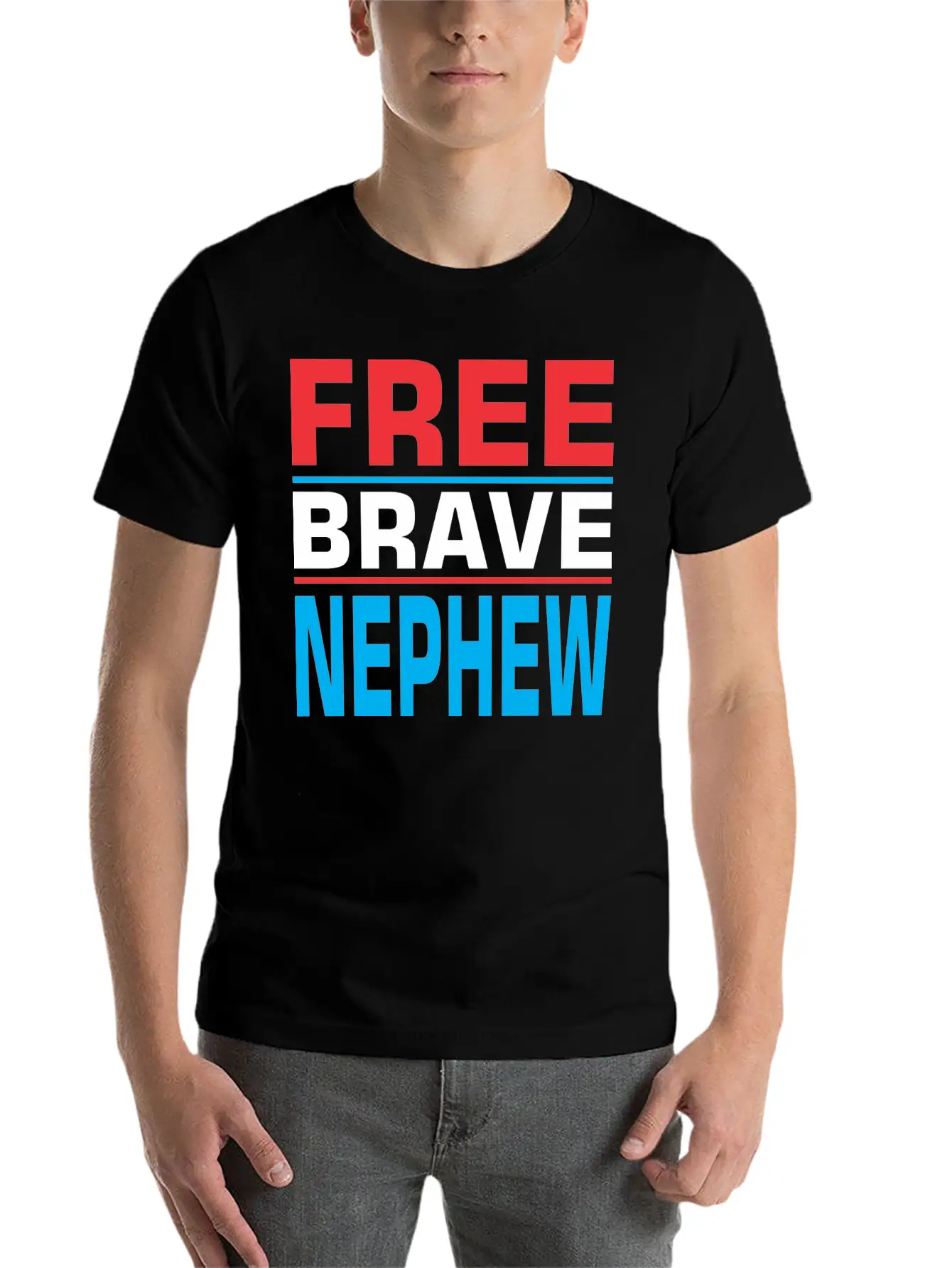 Free Brave Nephew Breathable Soft Cotton T-Shirt – Timeless Casual Look
