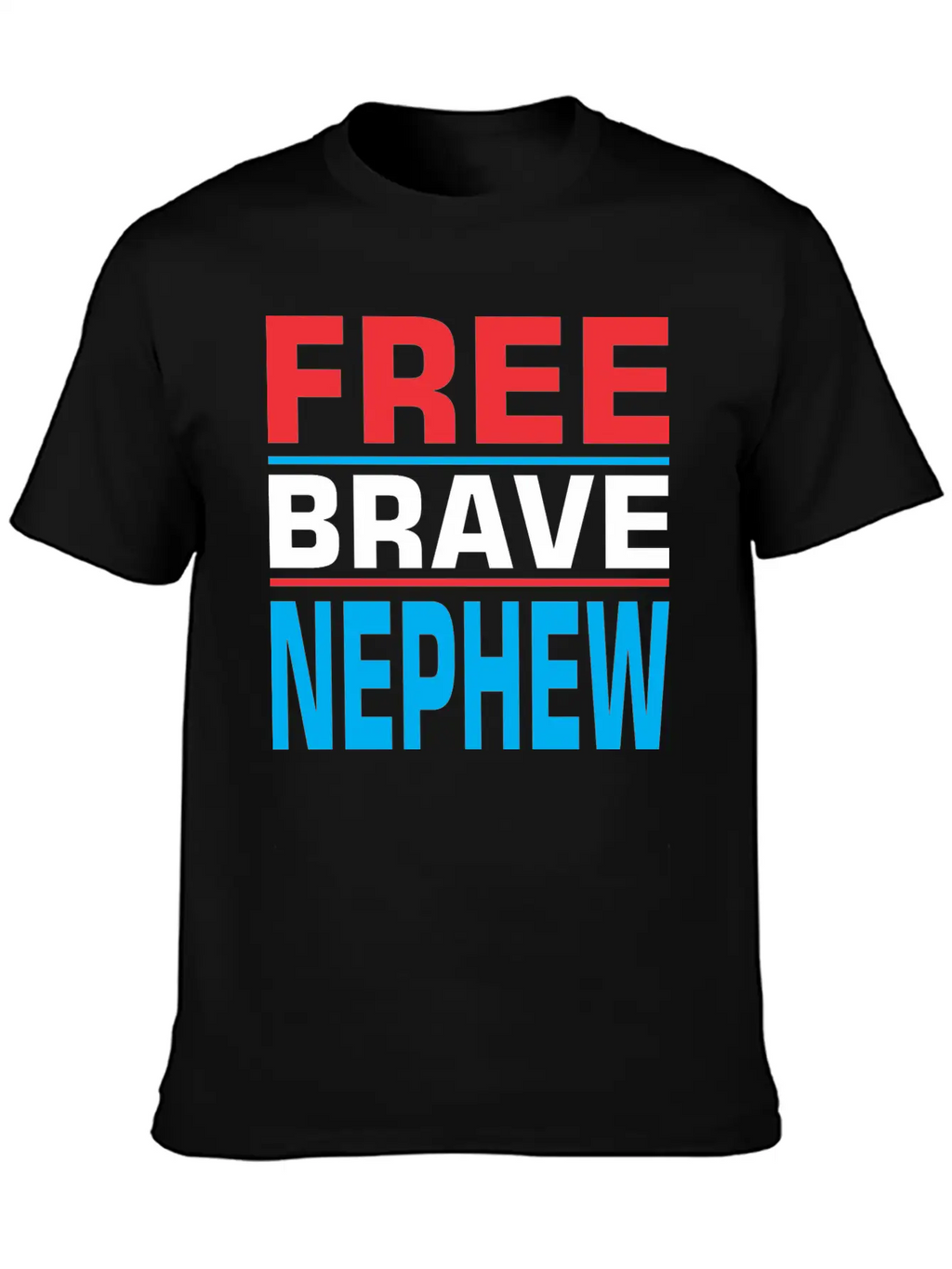 Free Brave Nephew Breathable Soft Cotton T-Shirt – Timeless Casual Look