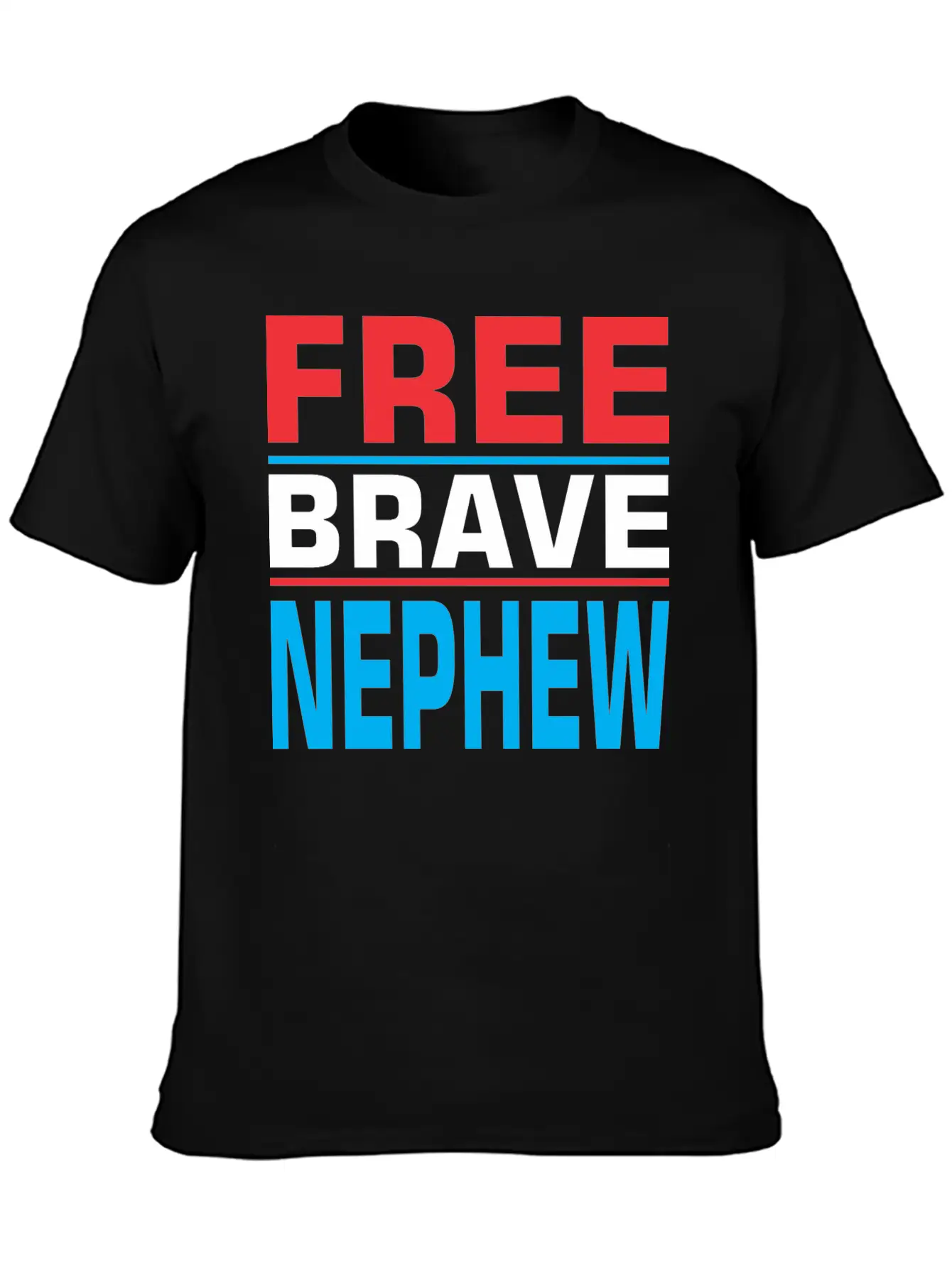 Free Brave Nephew Breathable Soft Cotton T-Shirt – Timeless Casual Look
