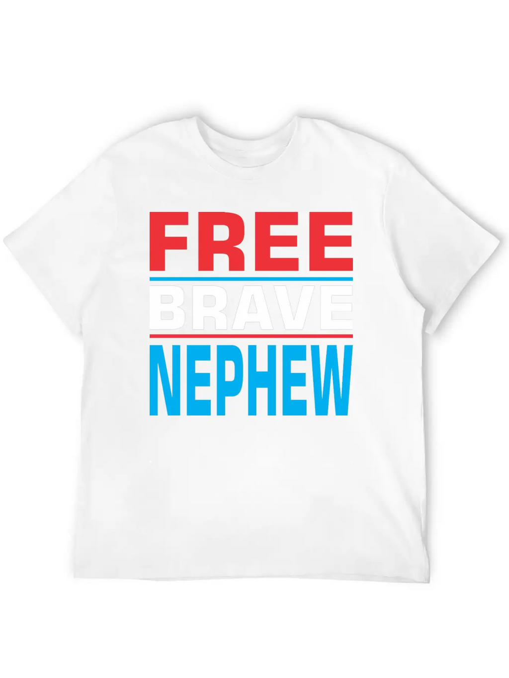 Free Brave Nephew Breathable Soft Cotton T-Shirt – Timeless Casual Look