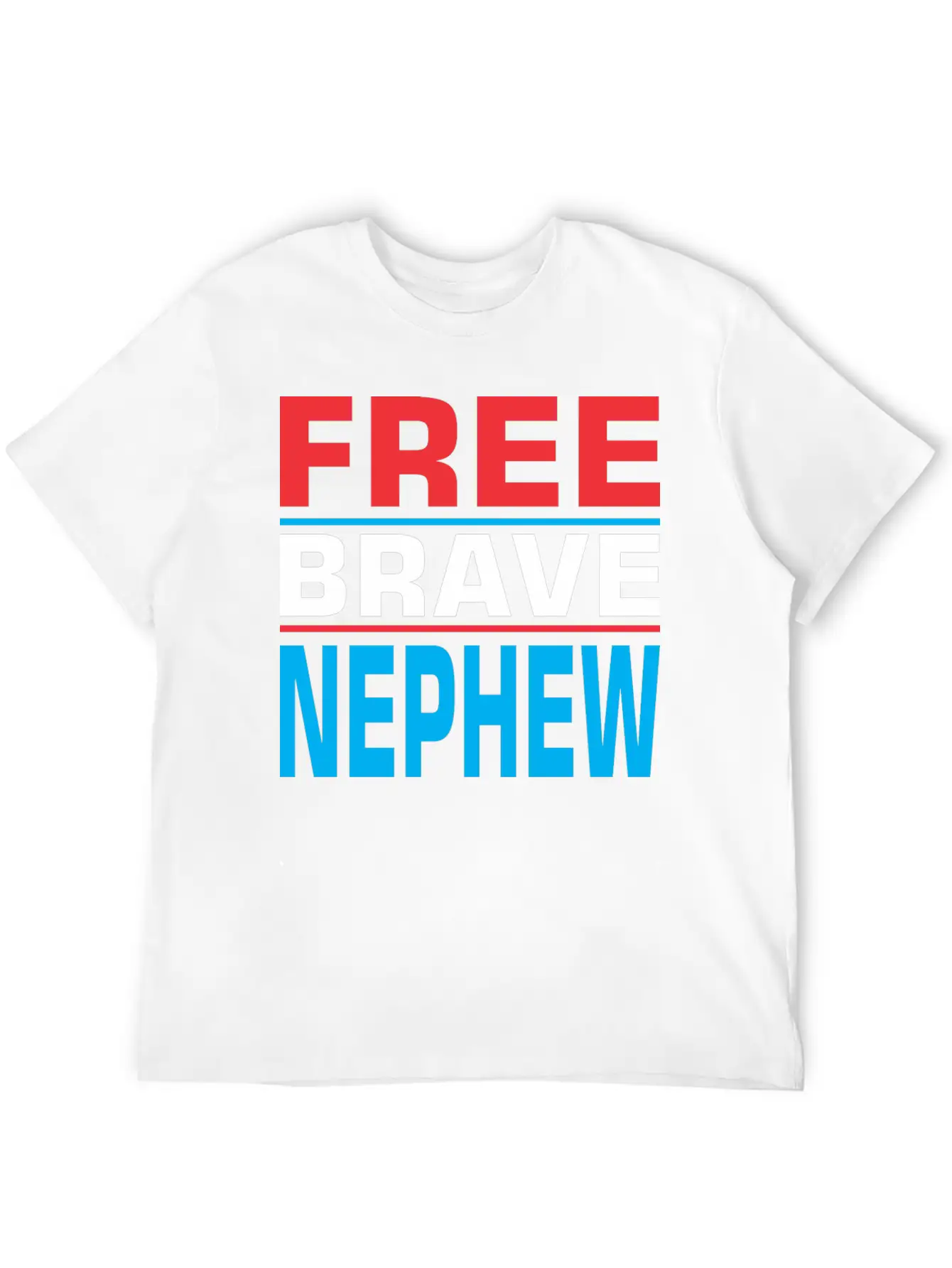 Free Brave Nephew Breathable Soft Cotton T-Shirt – Timeless Casual Look