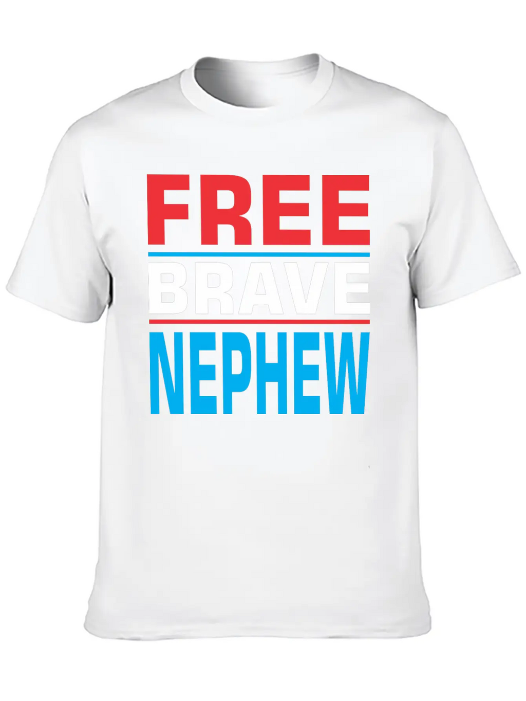 Free Brave Nephew Breathable Soft Cotton T-Shirt – Timeless Casual Look
