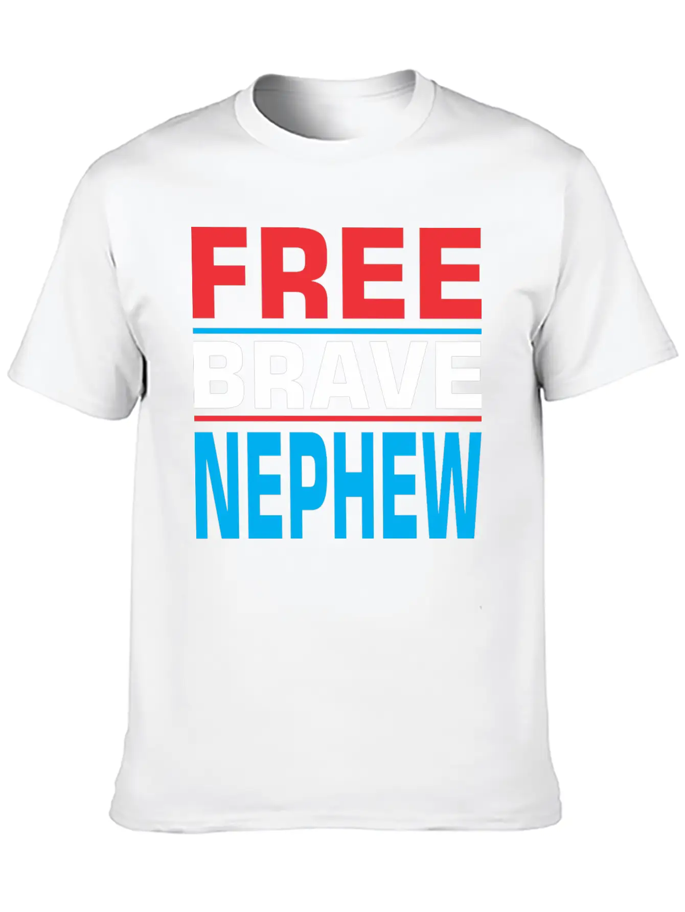 Free Brave Nephew Breathable Soft Cotton T-Shirt – Timeless Casual Look