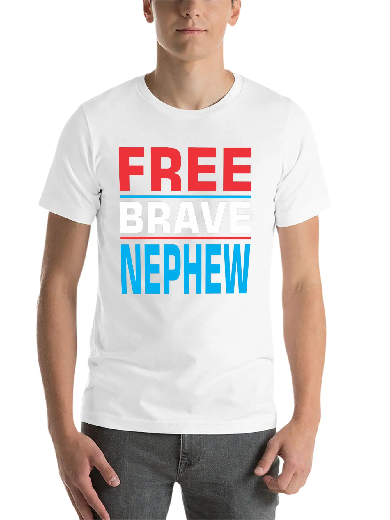 Free Brave Nephew Breathable Soft Cotton T-Shirt – Timeless Casual Look