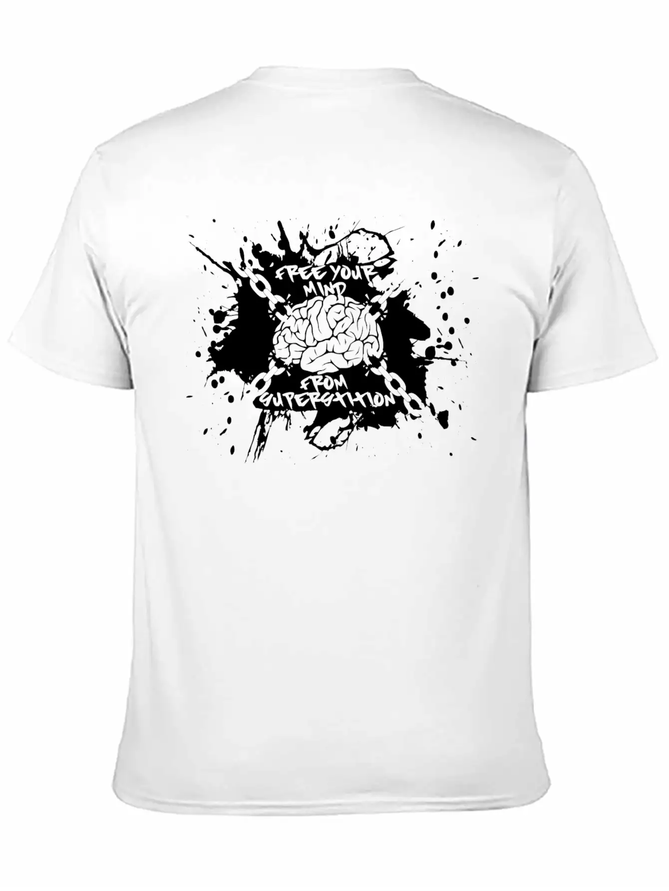 Free Your Mind (black) Breathable Soft Cotton T-Shirt – Timeless Casual Look