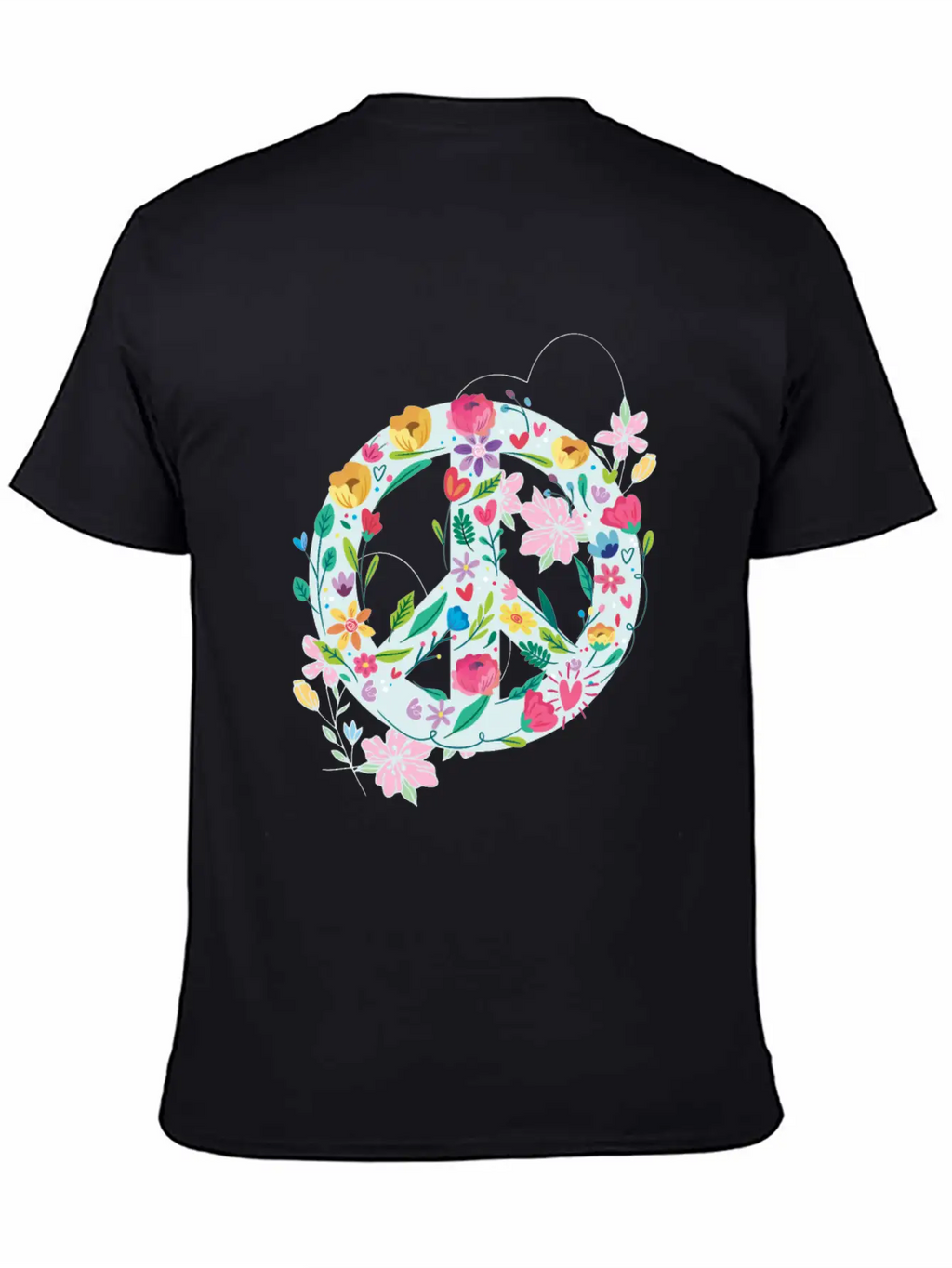 Freedom Calmness Goodwill Friendship Unity Love Casual Graphic T-Shirt – Simple And Comfortable Daily Wear