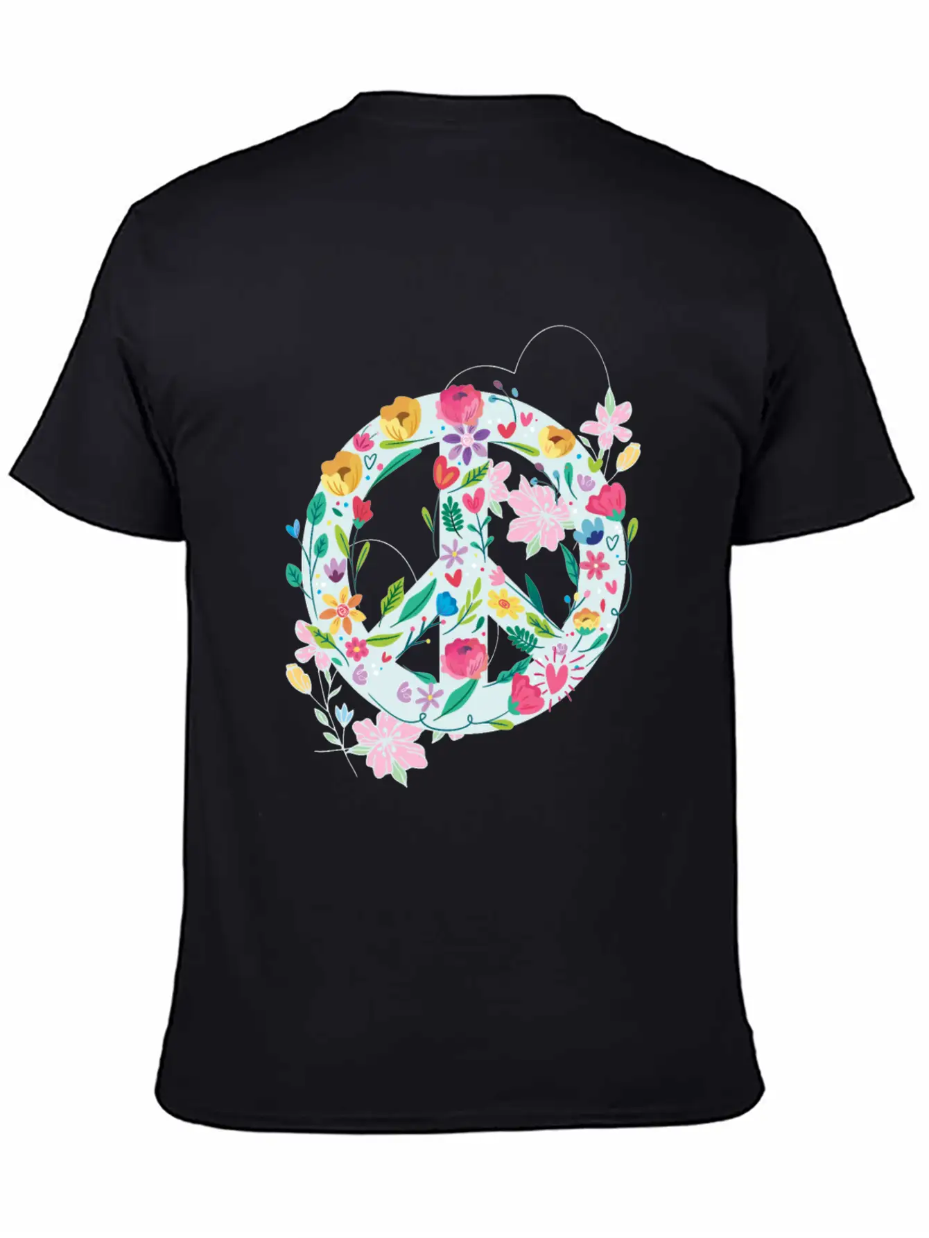 Freedom Calmness Goodwill Friendship Unity Love Casual Graphic T-Shirt – Simple And Comfortable Daily Wear