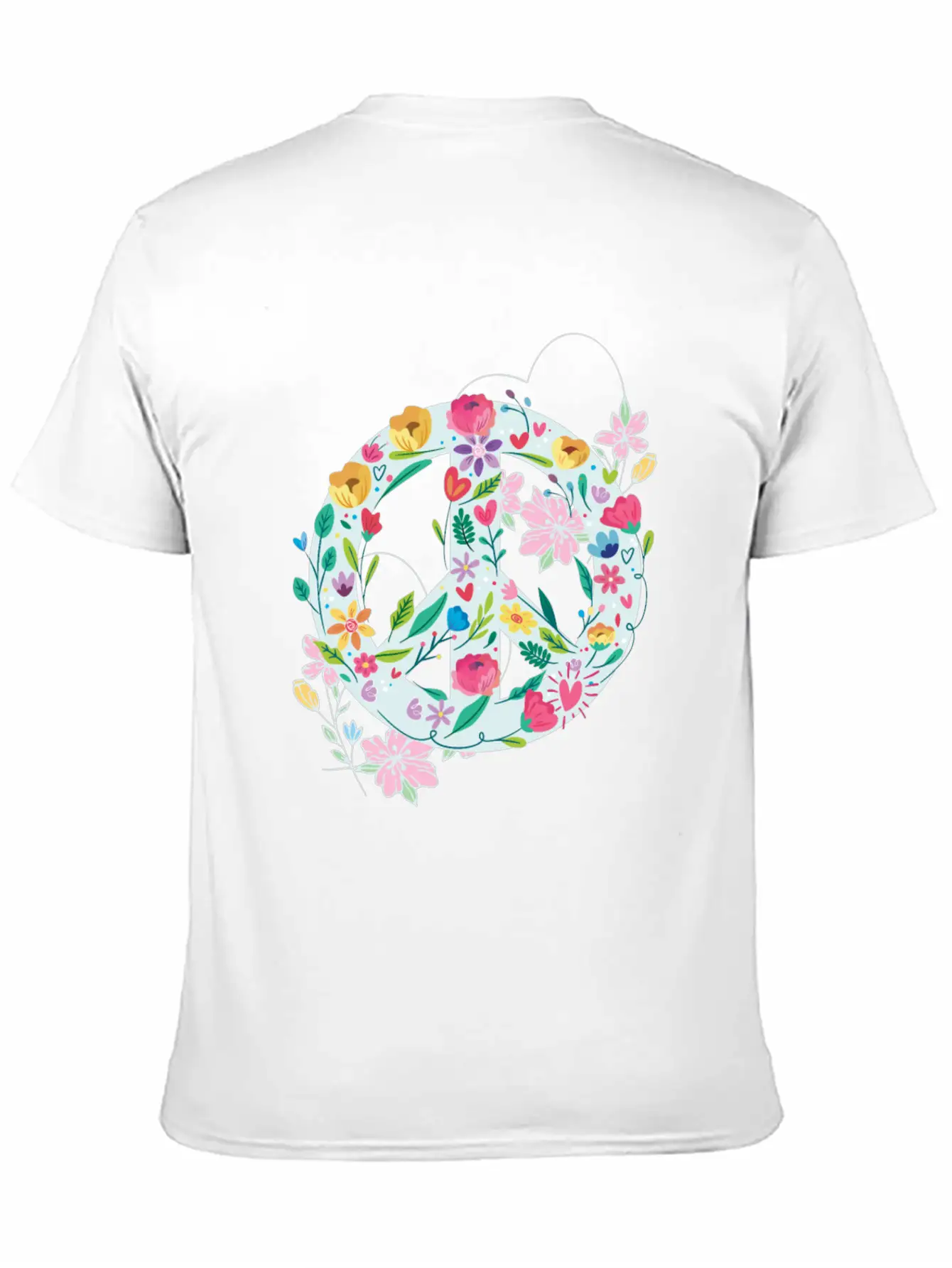Freedom Calmness Goodwill Friendship Unity Love Casual Graphic T-Shirt – Simple And Comfortable Daily Wear