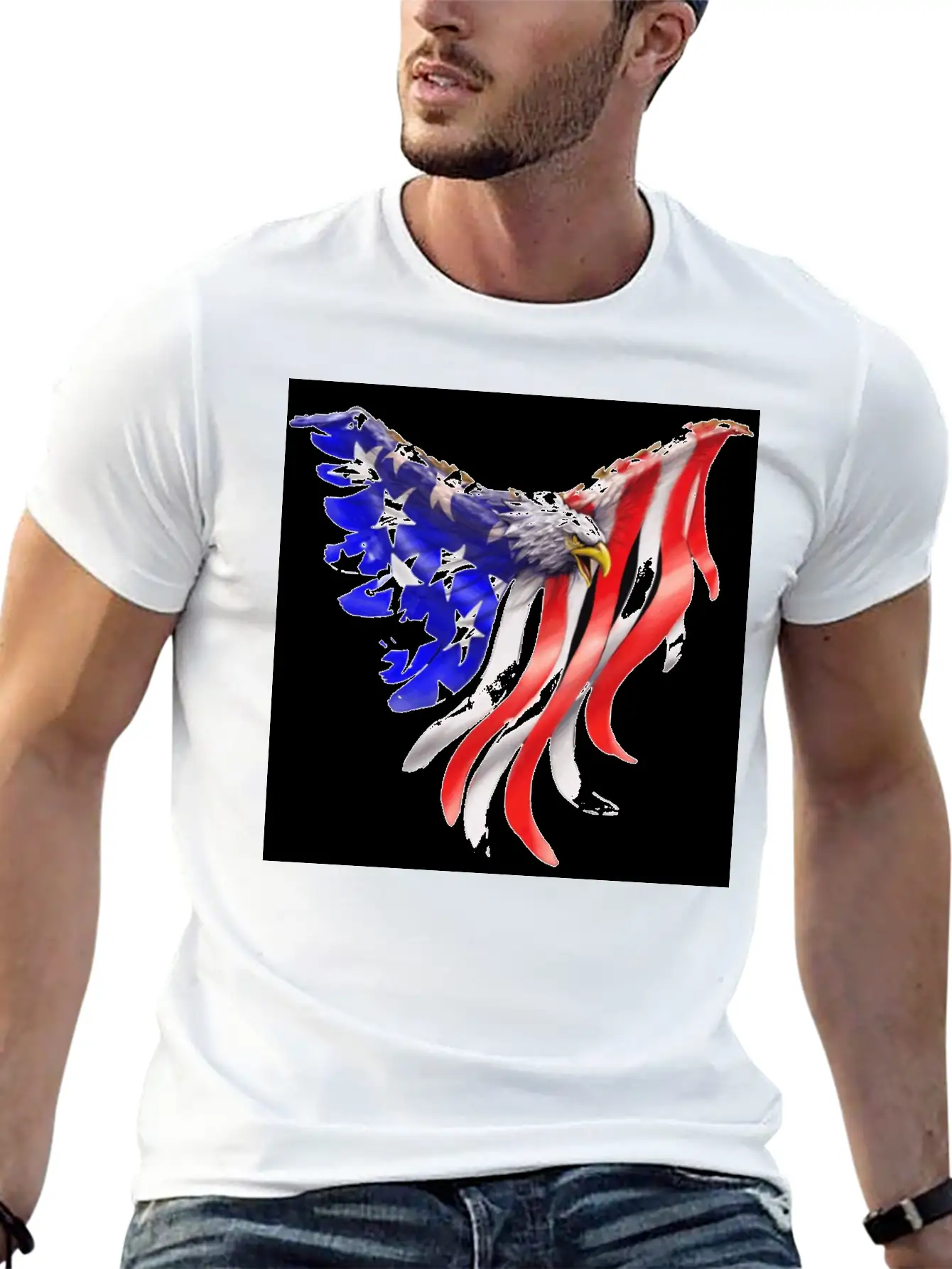 Freedom Eagle Stylish Everyday T-Shirt – Unisex Basic Cotton Tee