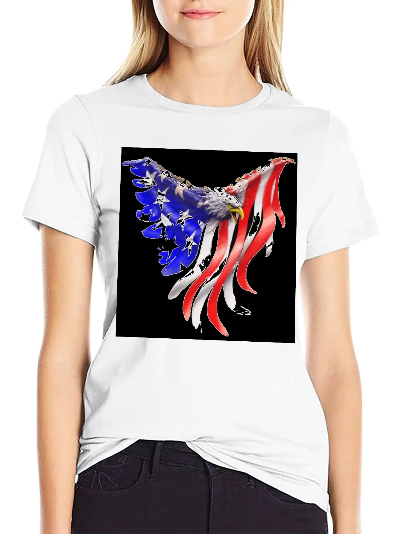 Freedom Eagle Stylish Everyday T-Shirt – Unisex Basic Cotton Tee