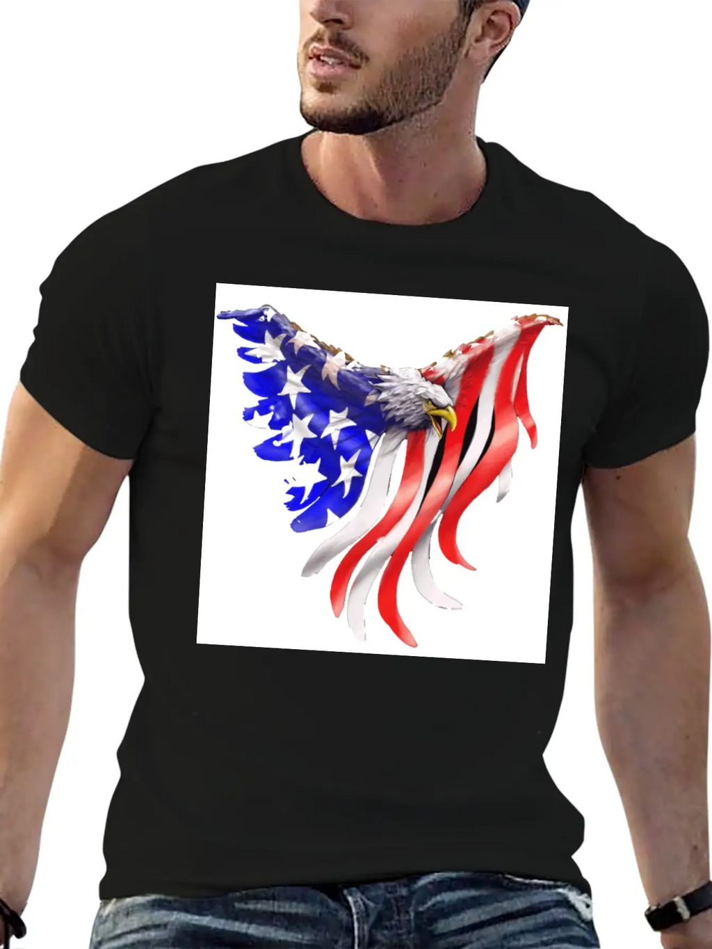Freedom Eagle Stylish Everyday T-Shirt – Unisex Basic Cotton Tee