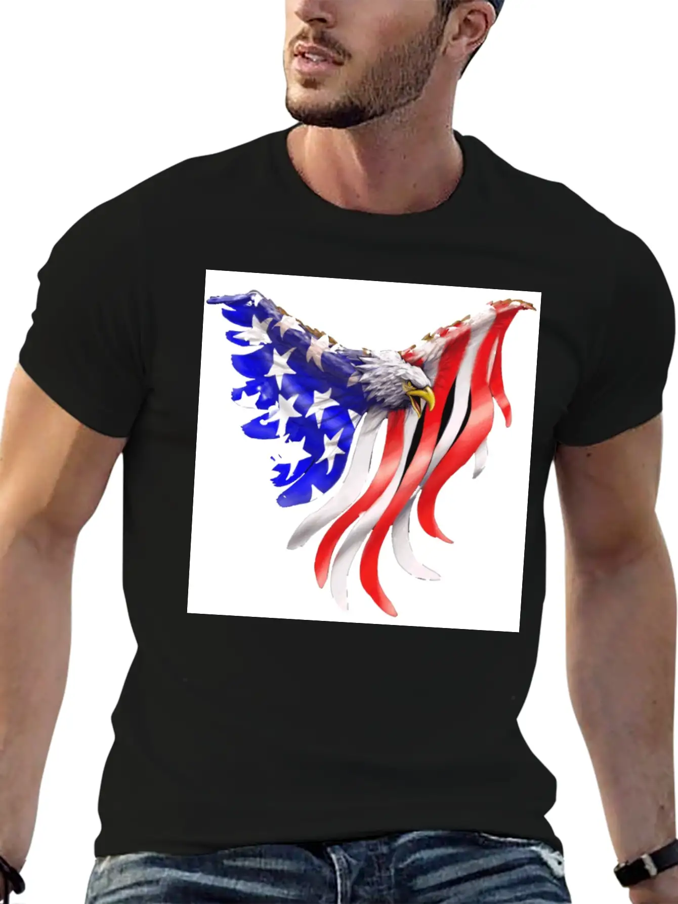 Freedom Eagle Stylish Everyday T-Shirt – Unisex Basic Cotton Tee