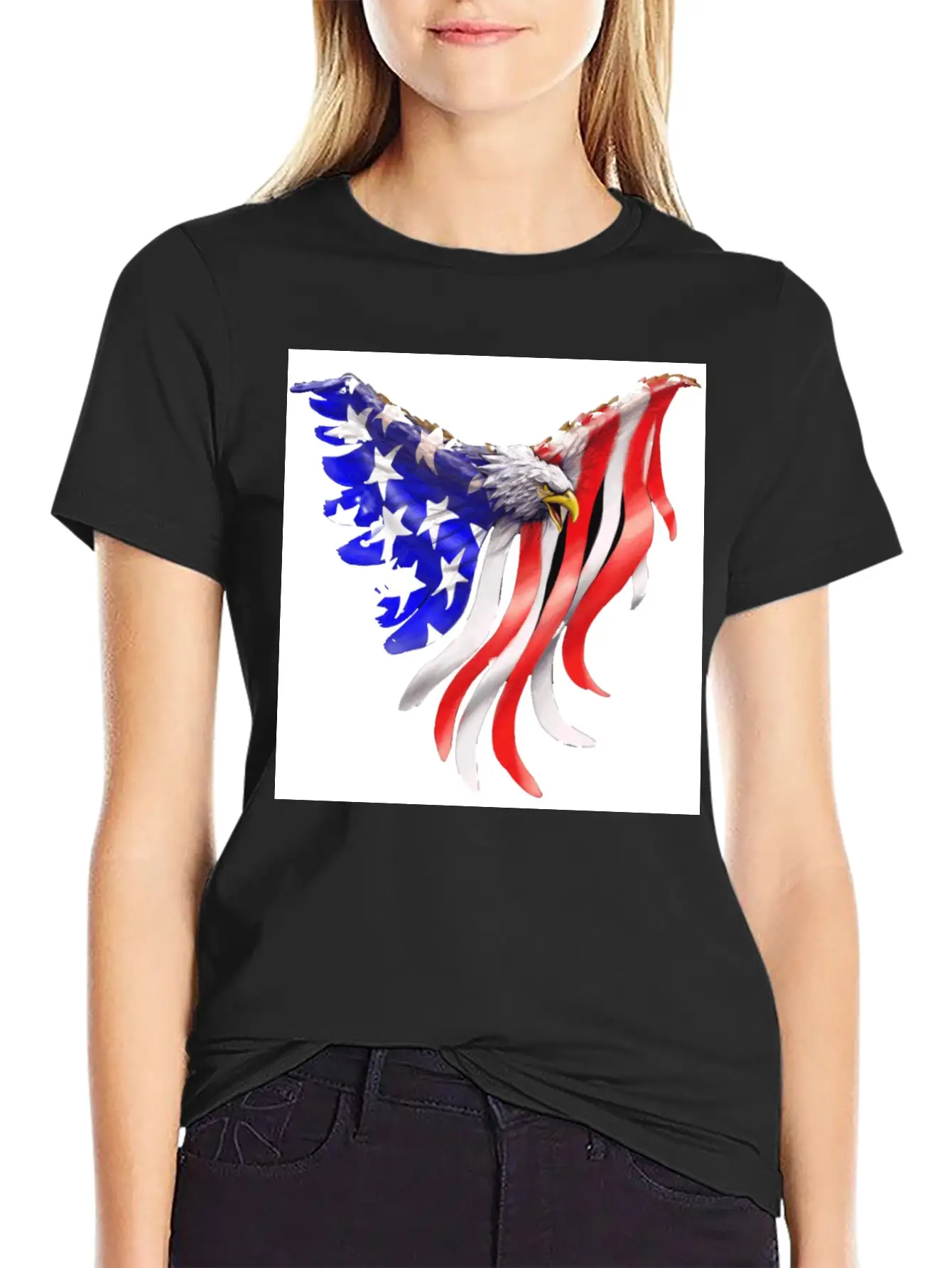 Freedom Eagle Stylish Everyday T-Shirt – Unisex Basic Cotton Tee