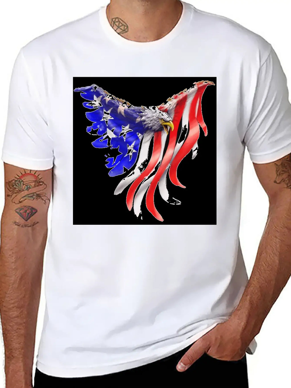 Freedom Eagle Stylish Everyday T-Shirt – Unisex Basic Cotton Tee