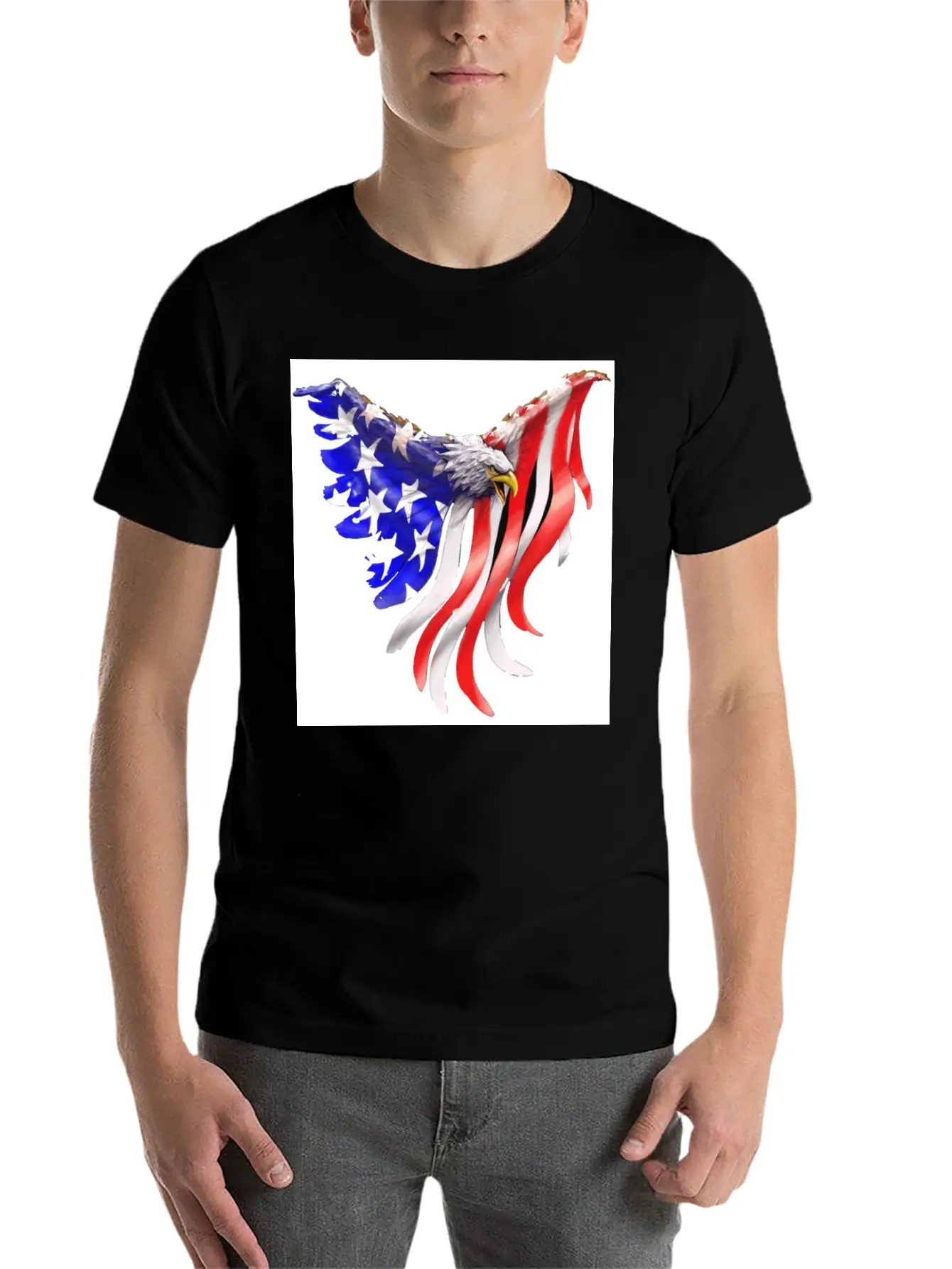 Freedom Eagle Stylish Everyday T-Shirt – Unisex Basic Cotton Tee