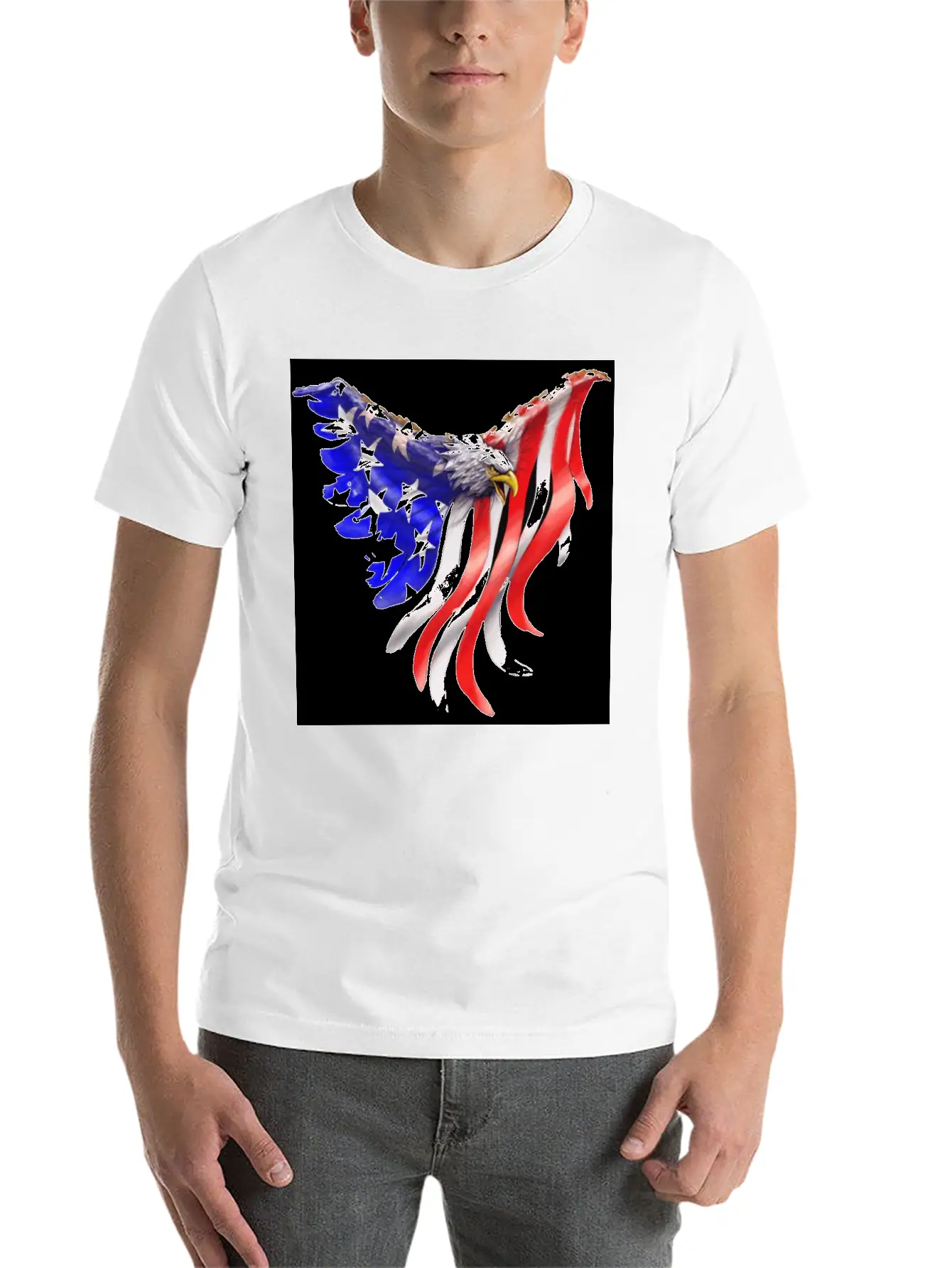 Freedom Eagle Stylish Everyday T-Shirt – Unisex Basic Cotton Tee