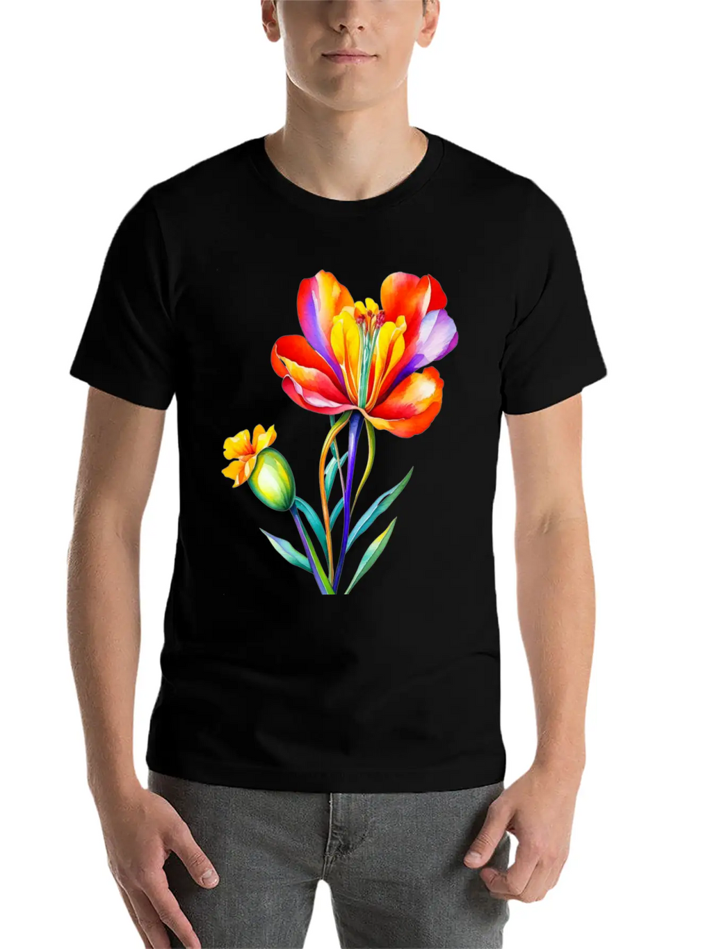 Freesia, Freesia Flower Stylish Everyday T-Shirt – Unisex Basic Cotton Tee