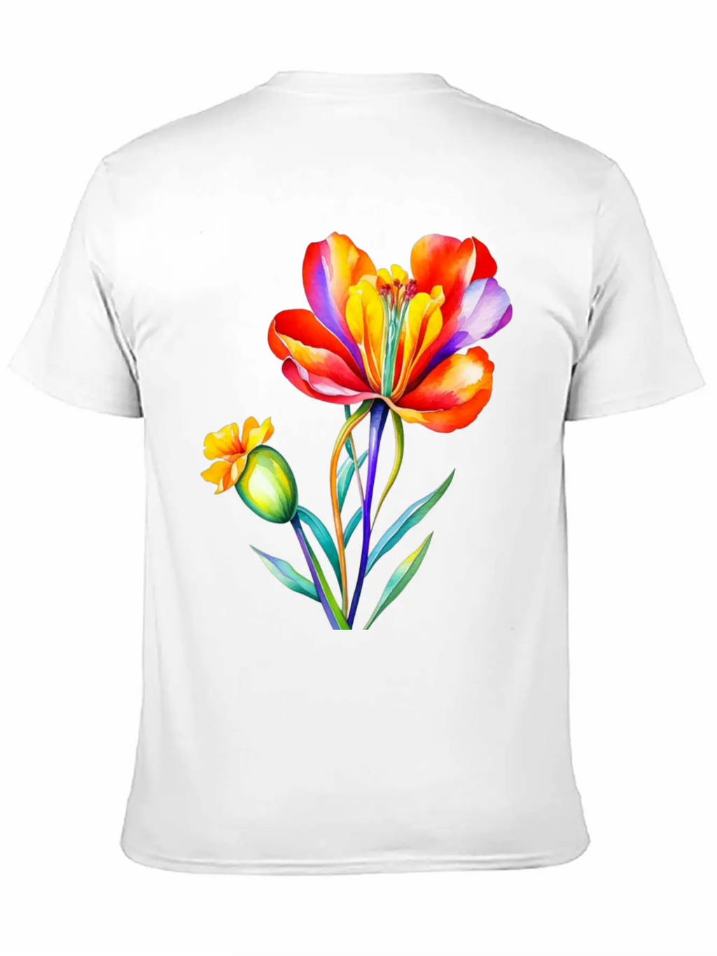 Freesia, Freesia Flower Stylish Everyday T-Shirt – Unisex Basic Cotton Tee