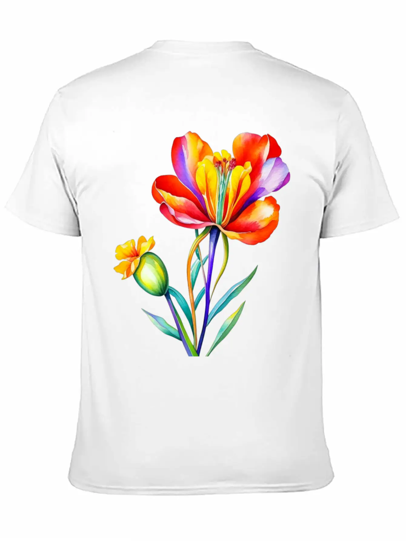 Freesia, Freesia Flower Stylish Everyday T-Shirt – Unisex Basic Cotton Tee