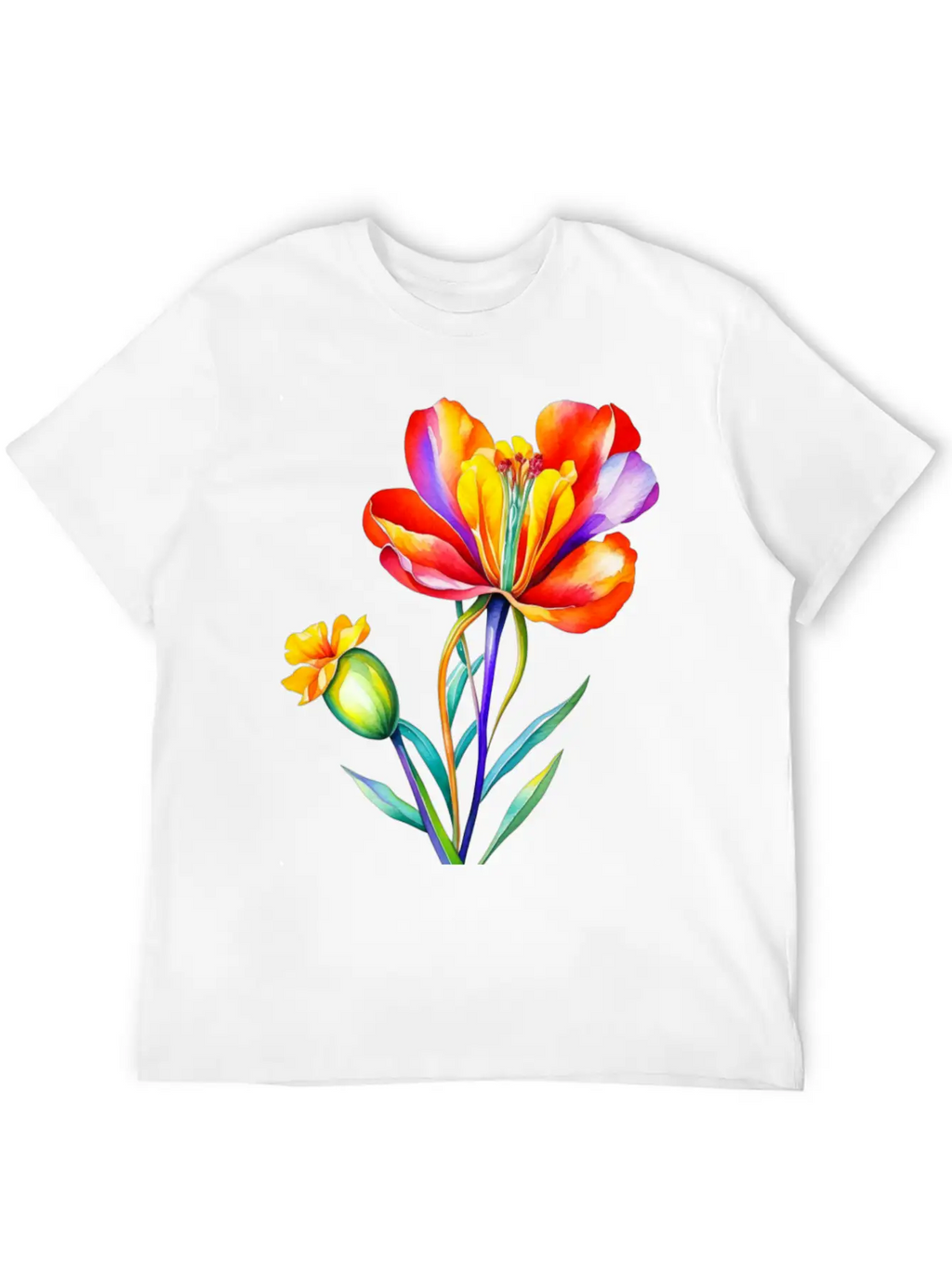 Freesia, Freesia Flower Stylish Everyday T-Shirt – Unisex Basic Cotton Tee