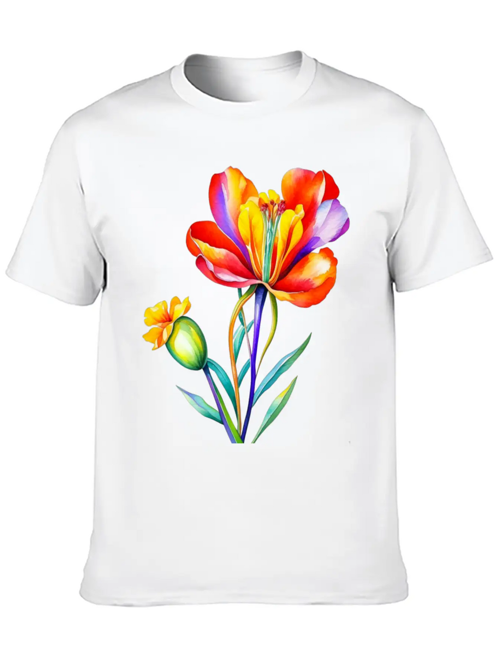 Freesia, Freesia Flower Stylish Everyday T-Shirt – Unisex Basic Cotton Tee