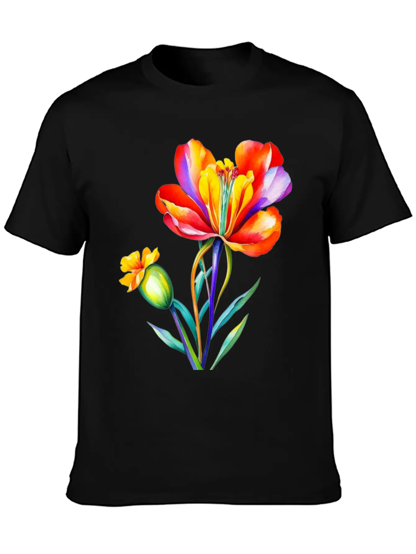 Freesia, Freesia Flower Stylish Everyday T-Shirt – Unisex Basic Cotton Tee