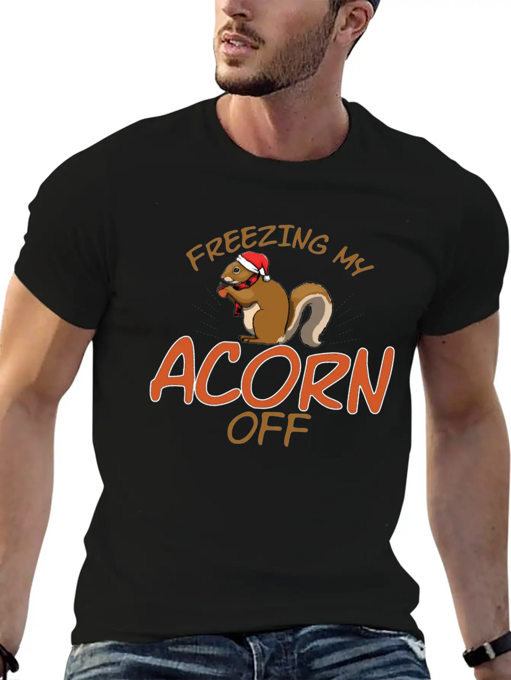 Freezing My Acorn Off Unisex Casual T-Shirt – Clean Design For Daily Comfort