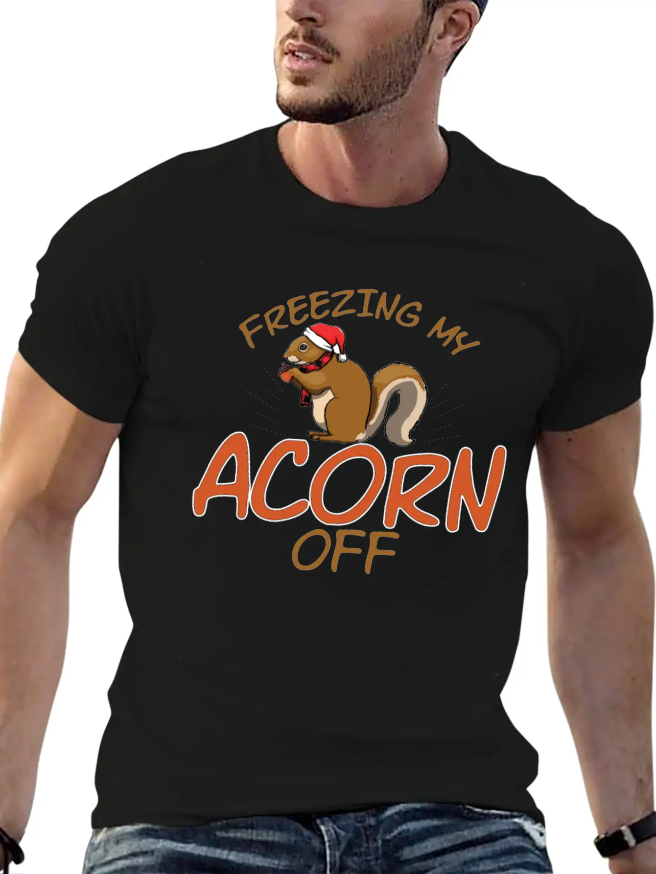 Freezing My Acorn Off Unisex Casual T-Shirt – Clean Design For Daily Comfort