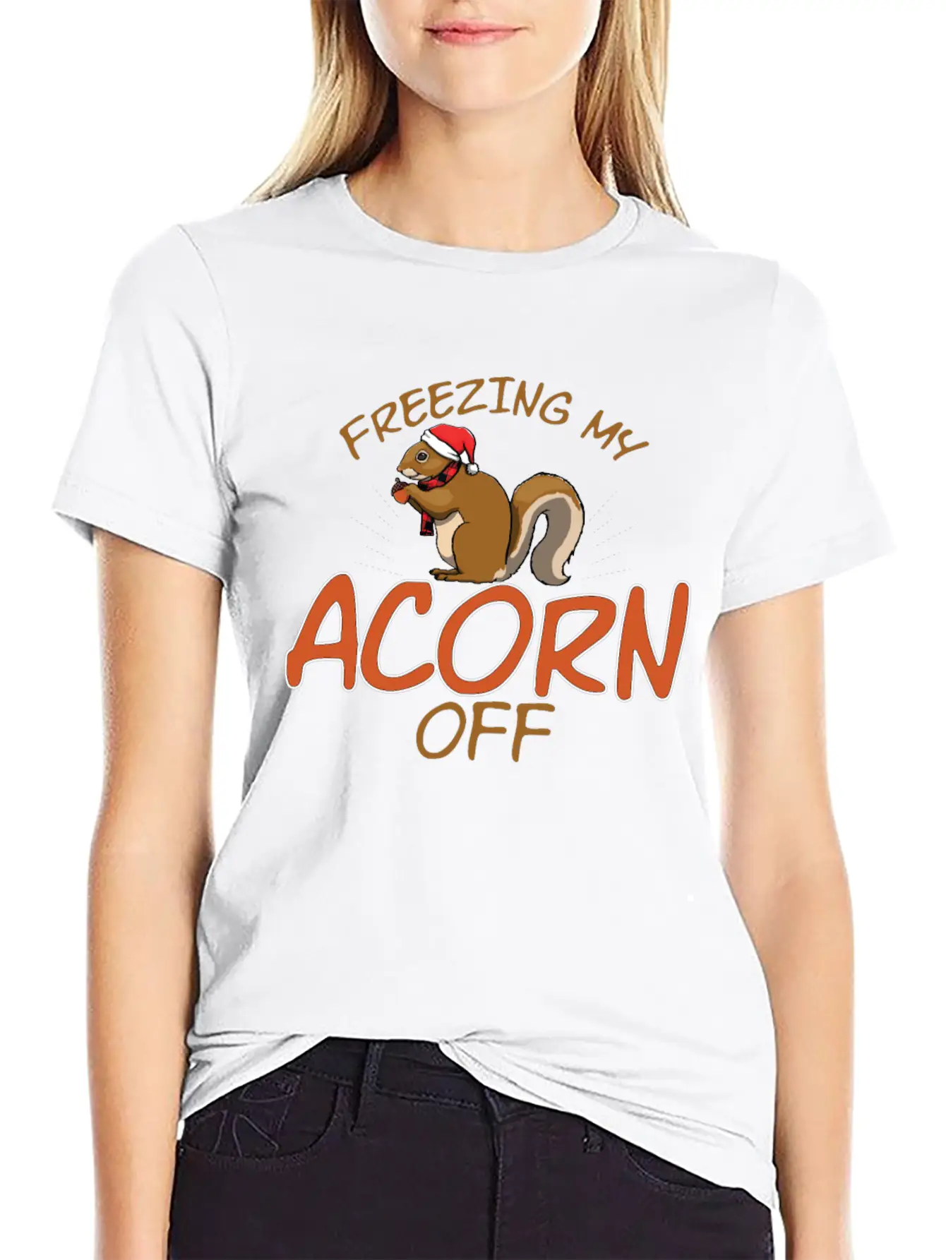 Freezing My Acorn Off Unisex Casual T-Shirt – Clean Design For Daily Comfort