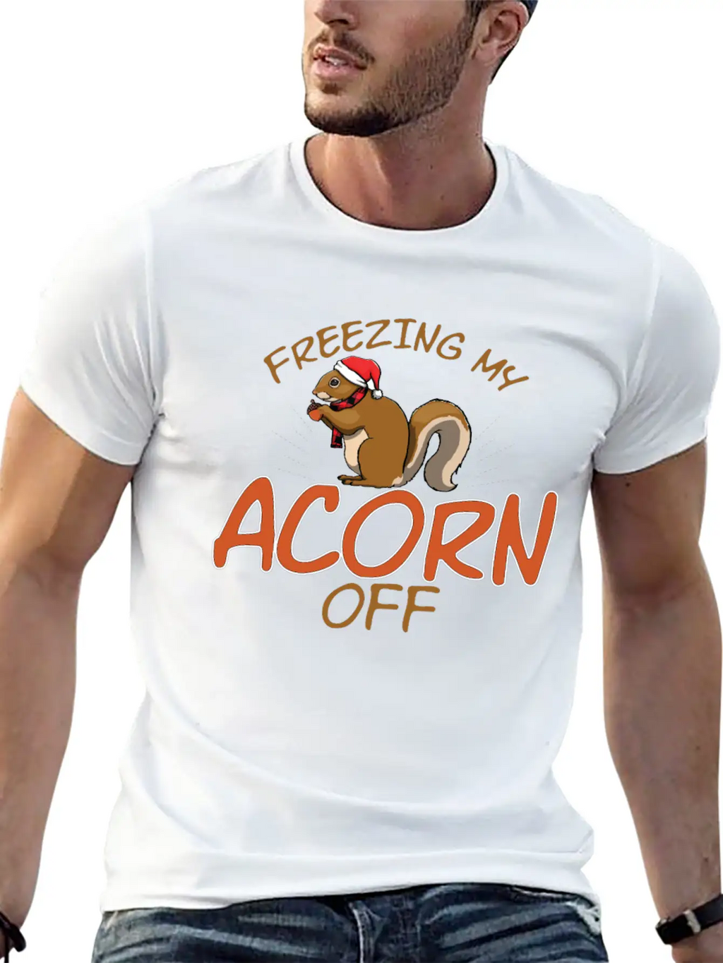Freezing My Acorn Off Unisex Casual T-Shirt – Clean Design For Daily Comfort