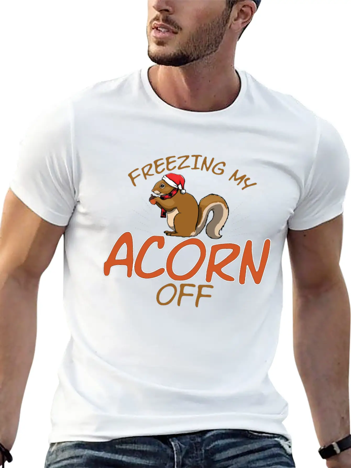 Freezing My Acorn Off Unisex Casual T-Shirt – Clean Design For Daily Comfort