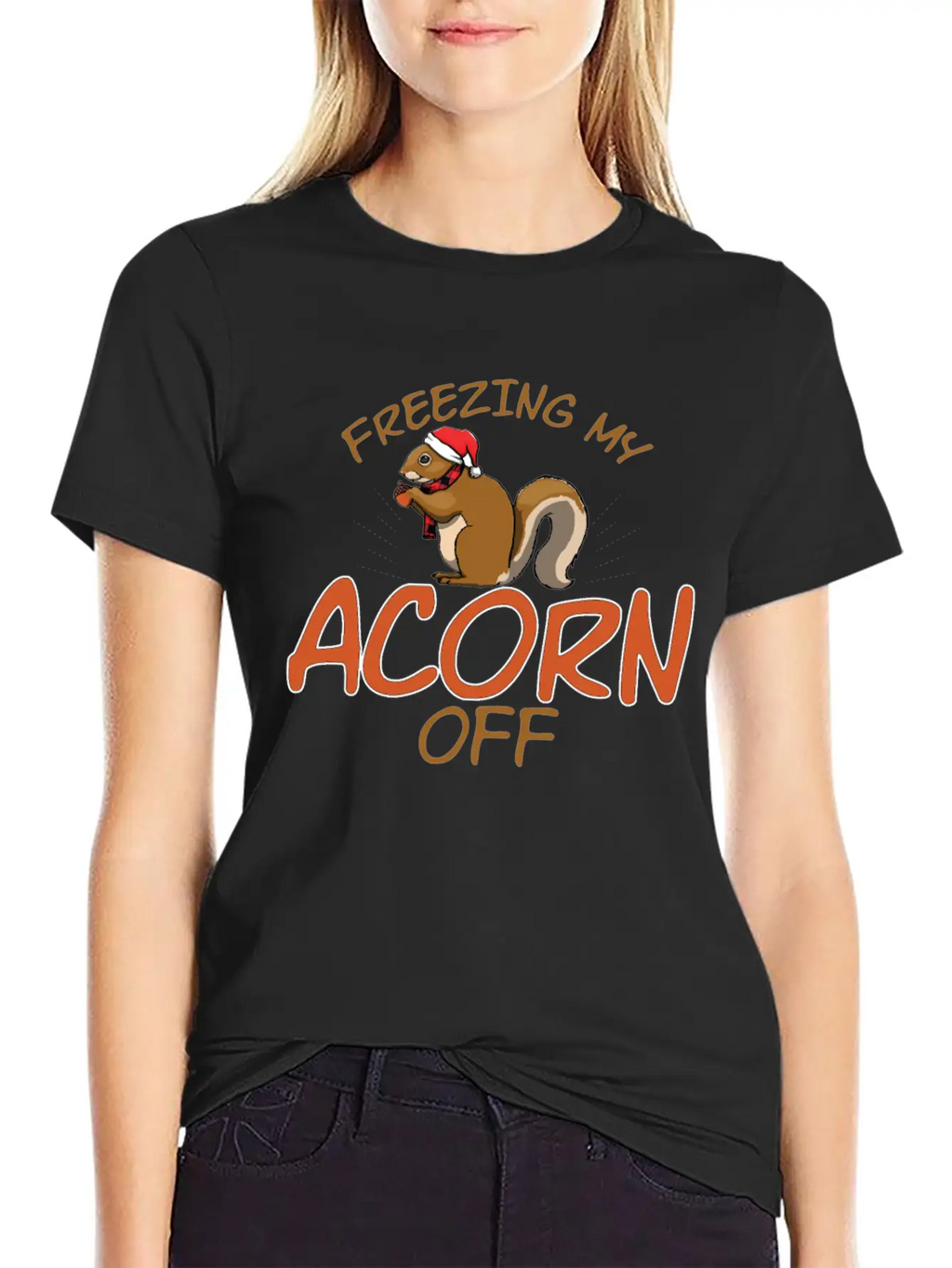 Freezing My Acorn Off Unisex Casual T-Shirt – Clean Design For Daily Comfort
