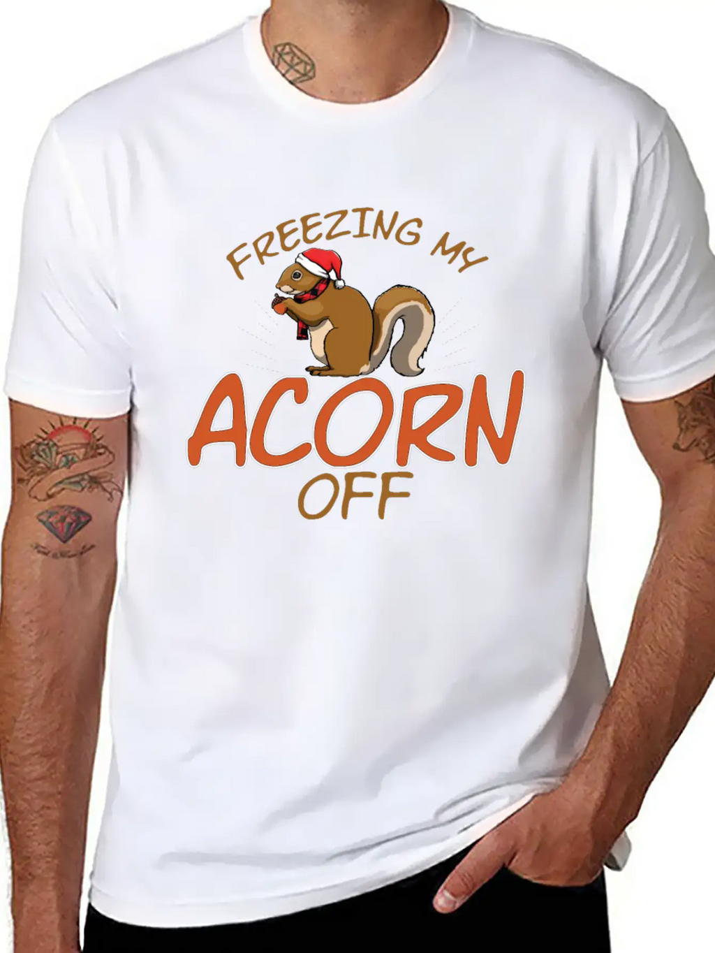 Freezing My Acorn Off Unisex Casual T-Shirt – Clean Design For Daily Comfort