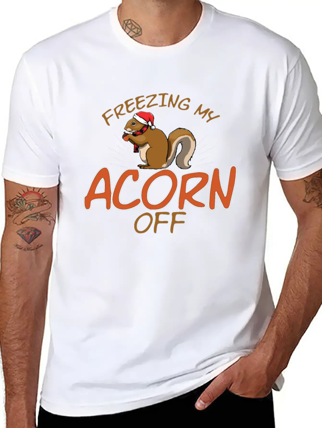 Freezing My Acorn Off Unisex Casual T-Shirt – Clean Design For Daily Comfort