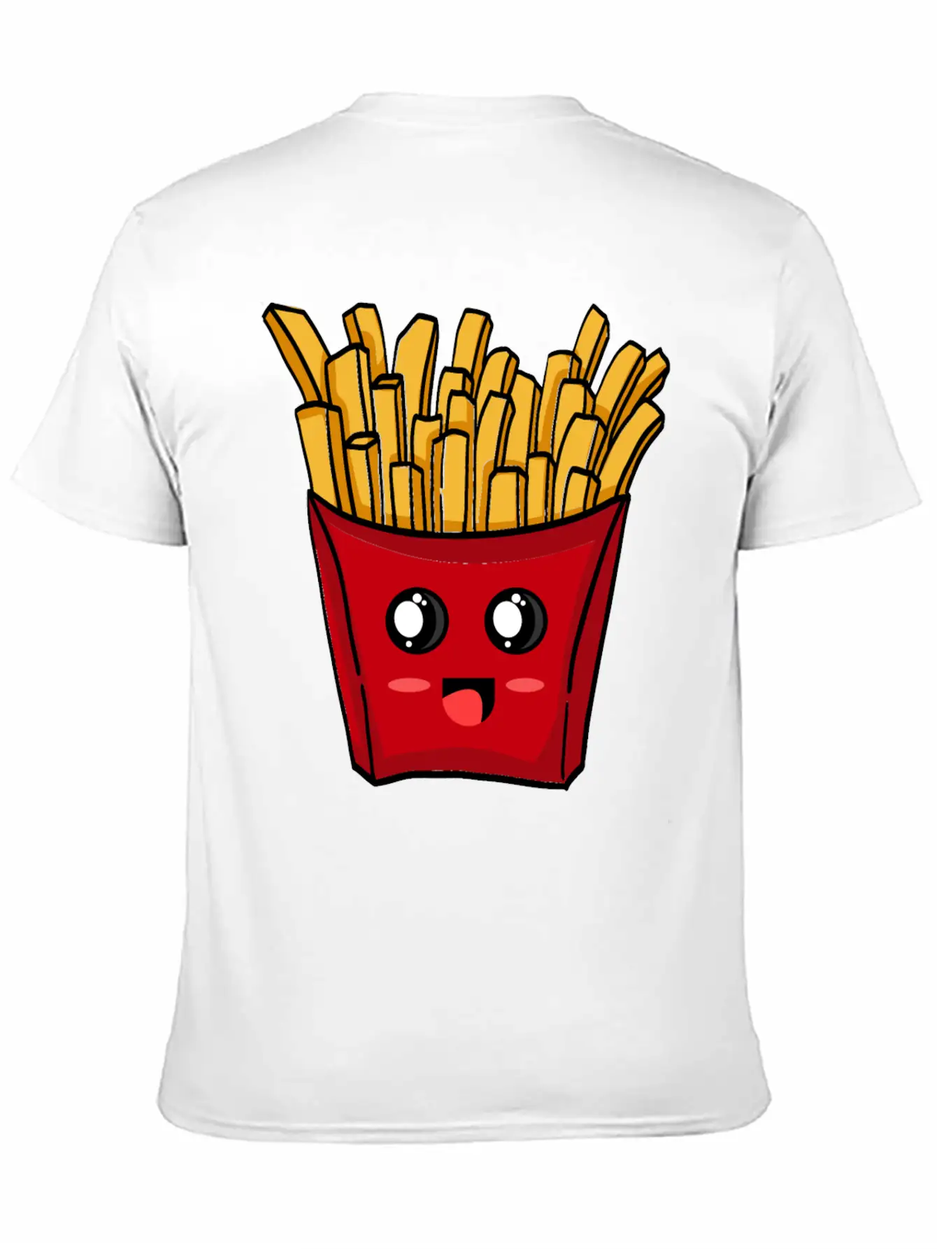 French Fries Kawaii Unisex Casual T-Shirt – Clean Design For Daily Comfort