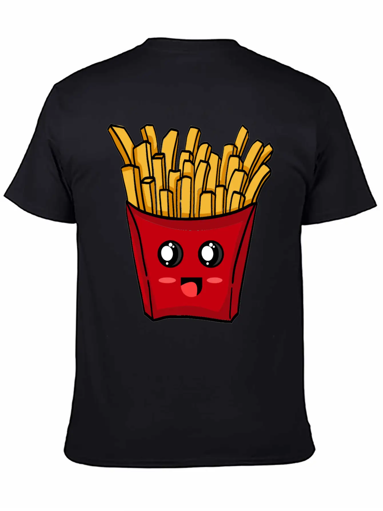 French Fries Kawaii Unisex Casual T-Shirt – Clean Design For Daily Comfort