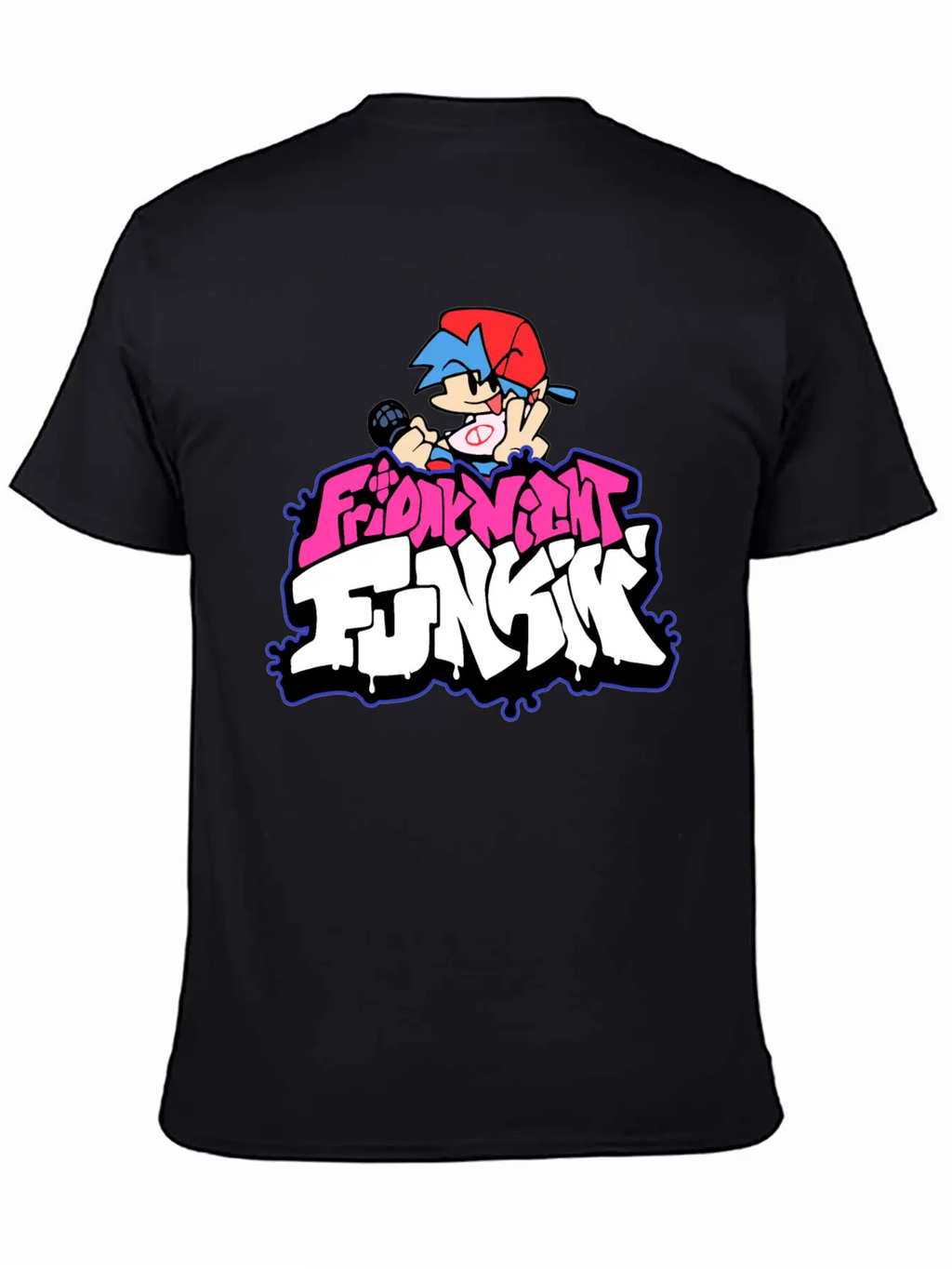 Friday Night Funkin Funny Logo And Boyfriend Unisex Casual T-Shirt – Clean Design For Daily Comfort