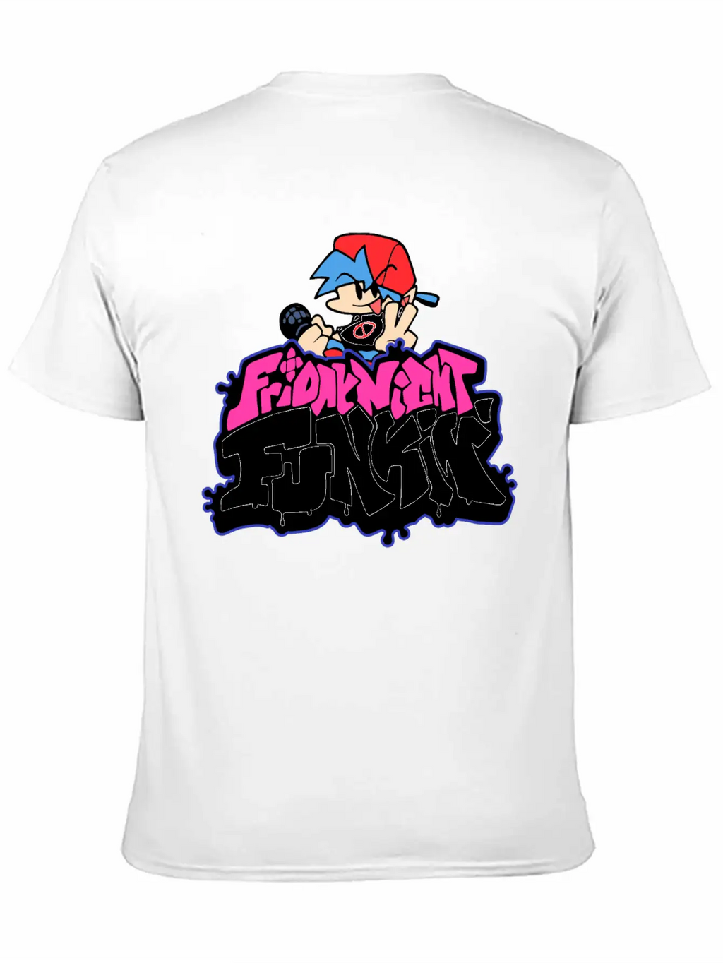 Friday Night Funkin Funny Logo And Boyfriend Unisex Casual T-Shirt – Clean Design For Daily Comfort