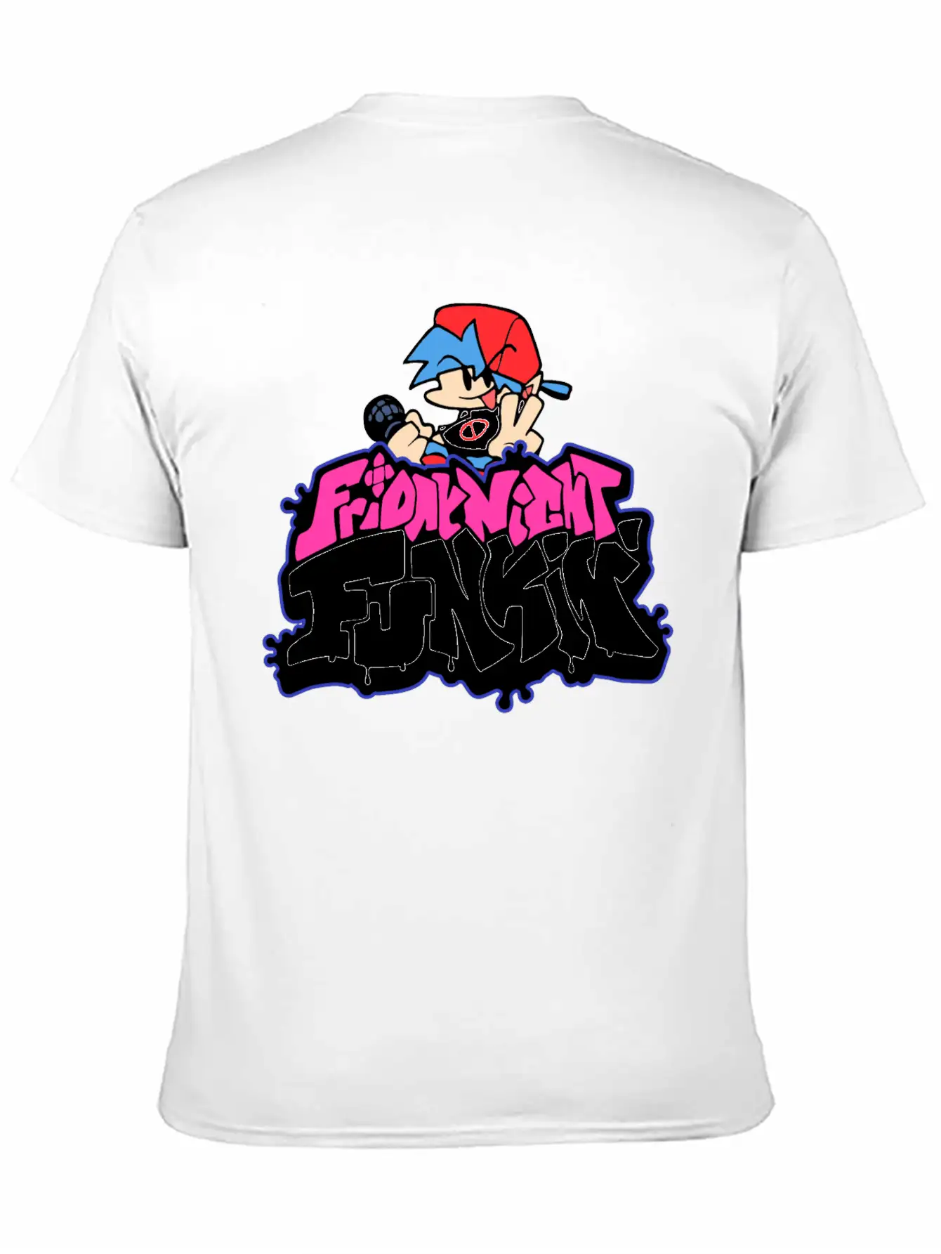 Friday Night Funkin Funny Logo And Boyfriend Unisex Casual T-Shirt – Clean Design For Daily Comfort