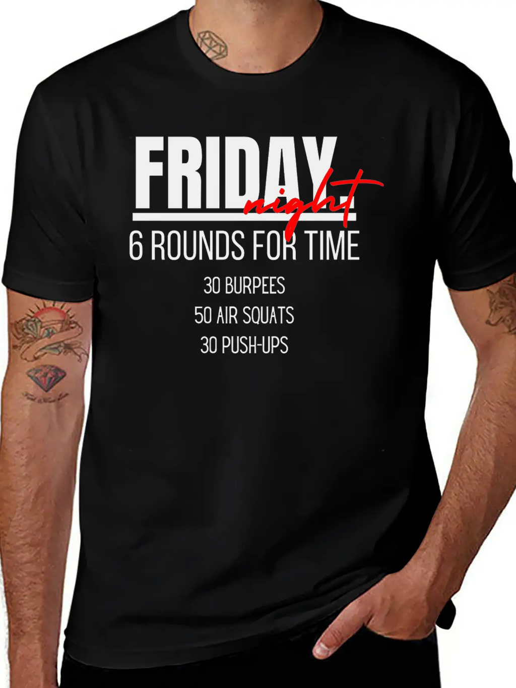 Friday Night Unisex Short Sleeve Soft Cotton T-Shirt – Casual Everyday Wear