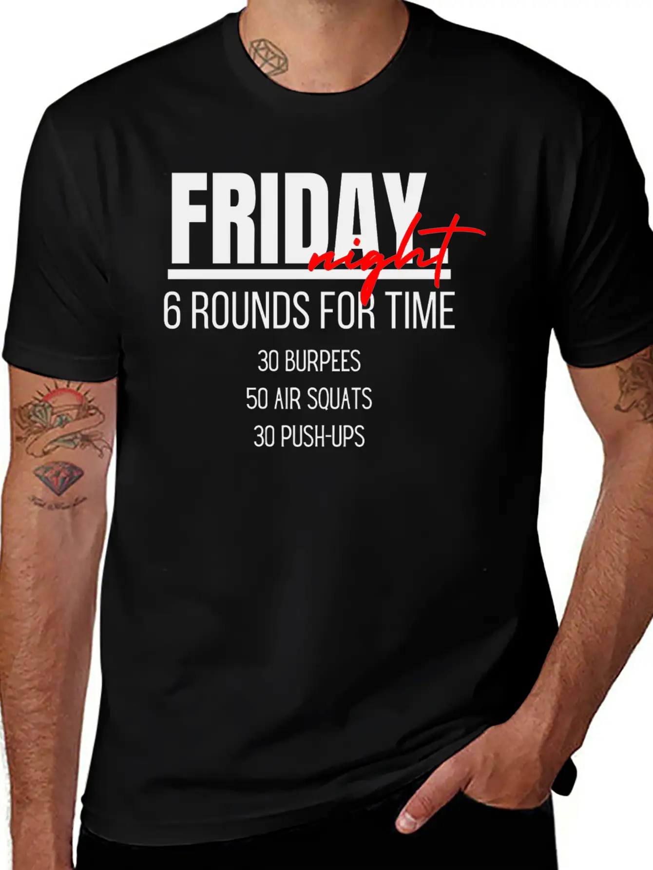 Friday Night Unisex Short Sleeve Soft Cotton T-Shirt – Casual Everyday Wear