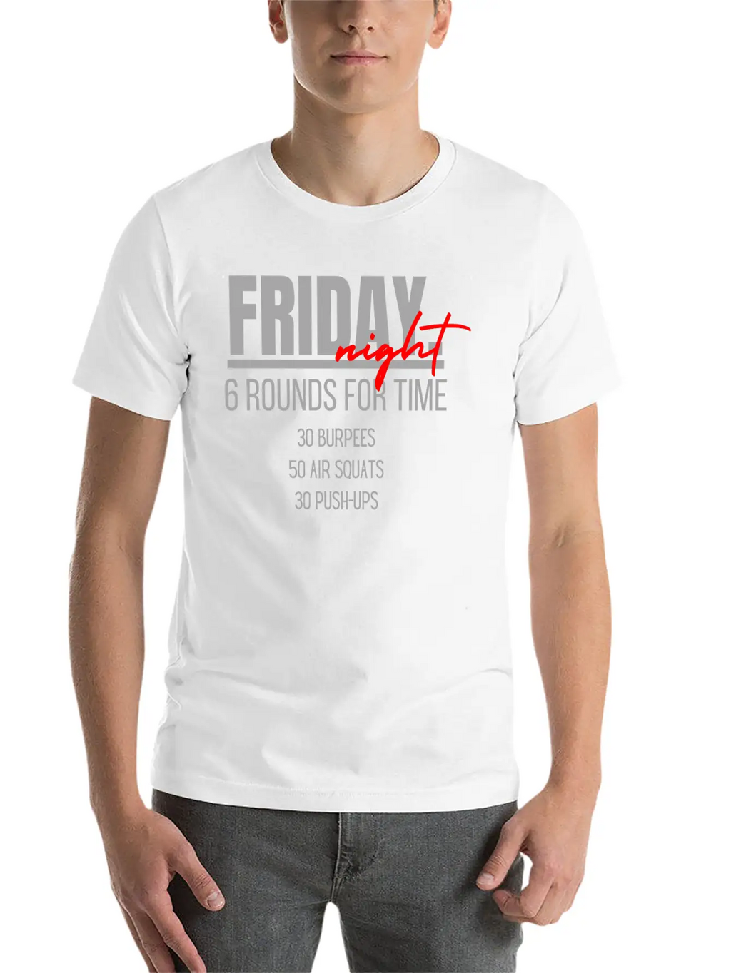 Friday Night Unisex Short Sleeve Soft Cotton T-Shirt – Casual Everyday Wear