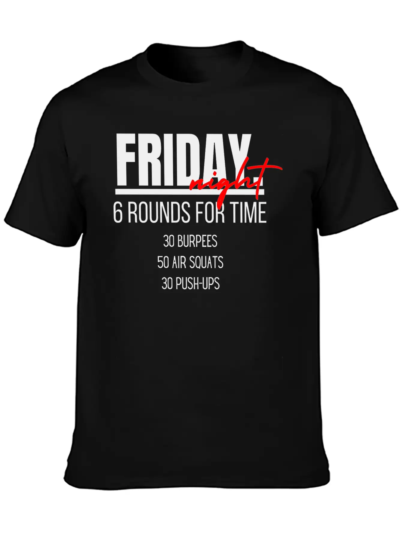 Friday Night Unisex Short Sleeve Soft Cotton T-Shirt – Casual Everyday Wear