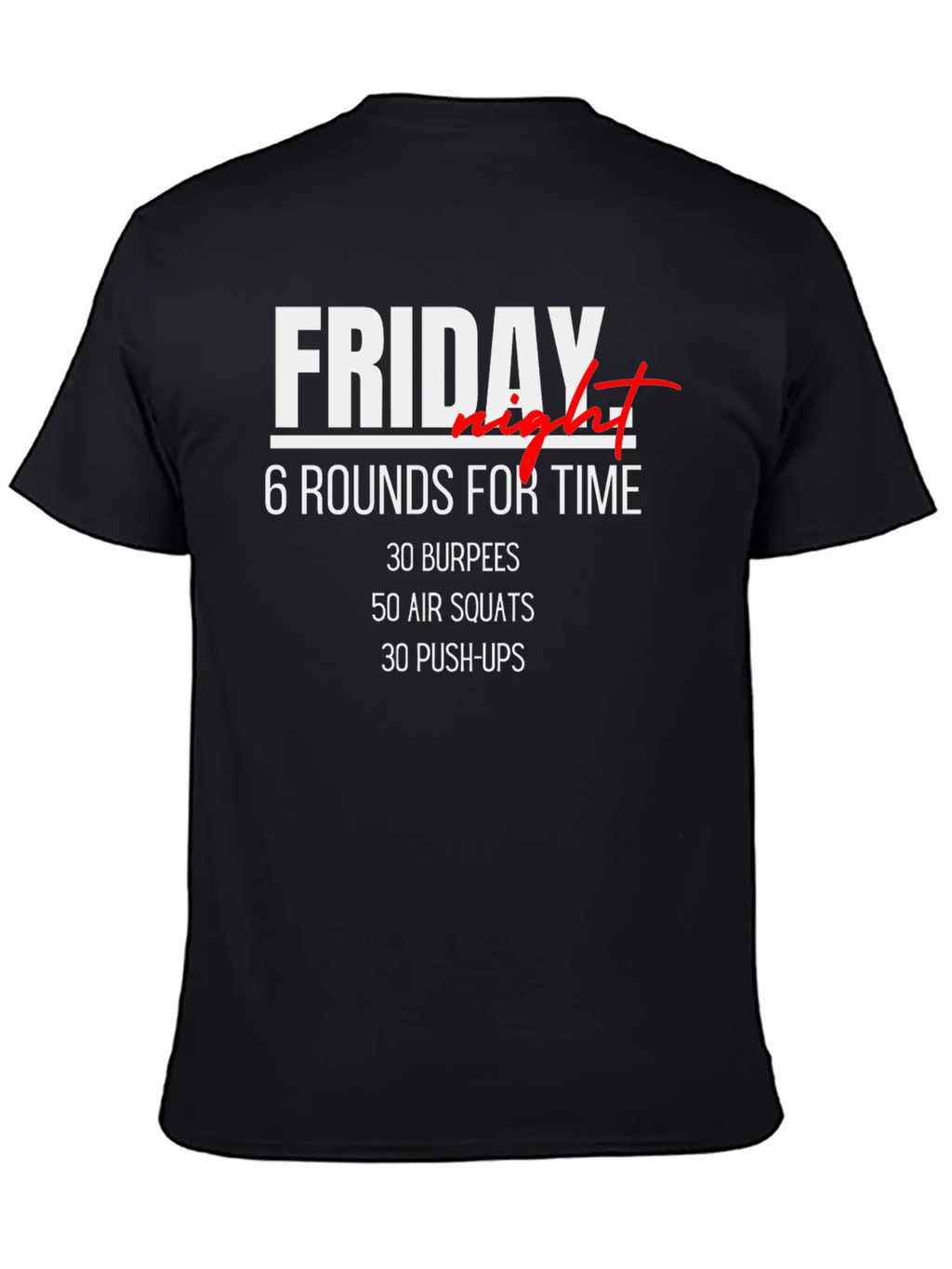 Friday Night Unisex Short Sleeve Soft Cotton T-Shirt – Casual Everyday Wear