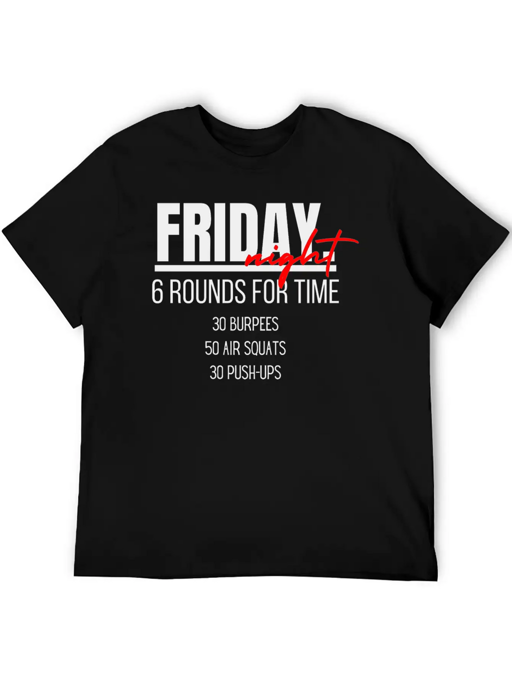 Friday Night Unisex Short Sleeve Soft Cotton T-Shirt – Casual Everyday Wear
