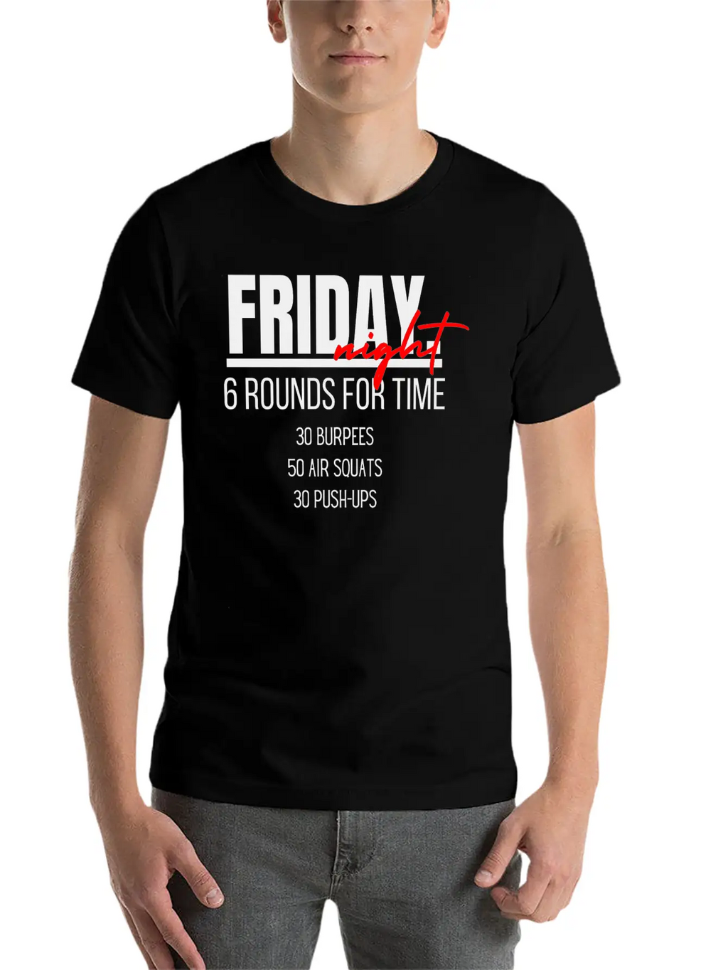 Friday Night Unisex Short Sleeve Soft Cotton T-Shirt – Casual Everyday Wear