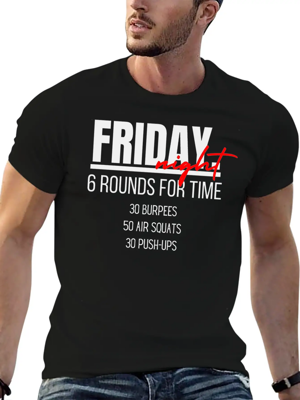 Friday Night Unisex Short Sleeve Soft Cotton T-Shirt – Casual Everyday Wear