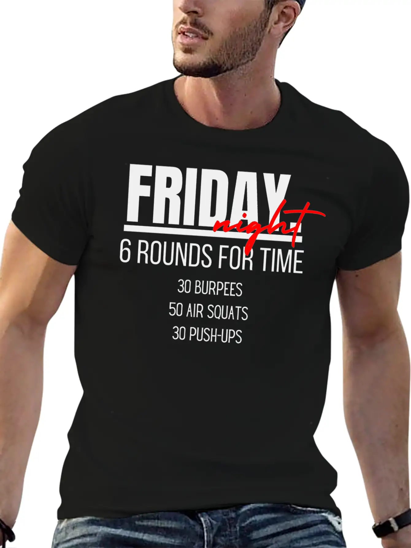Friday Night Unisex Short Sleeve Soft Cotton T-Shirt – Casual Everyday Wear