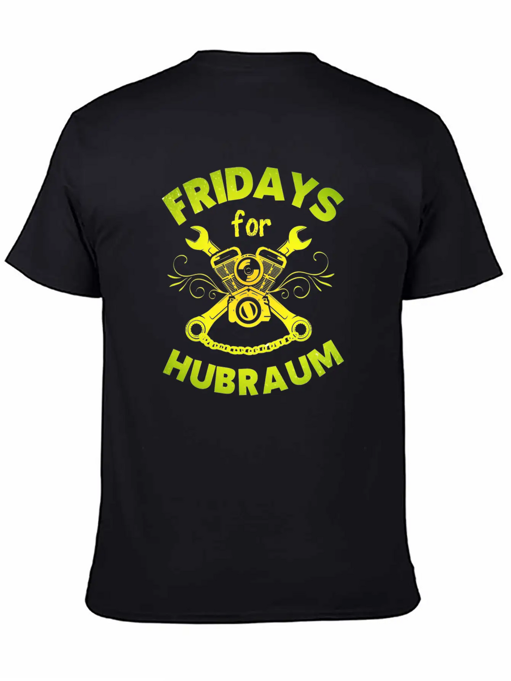 Fridays For Hubraum Slogan Funny Climate Piston Unisex Casual T-Shirt – Clean Design For Daily Comfort